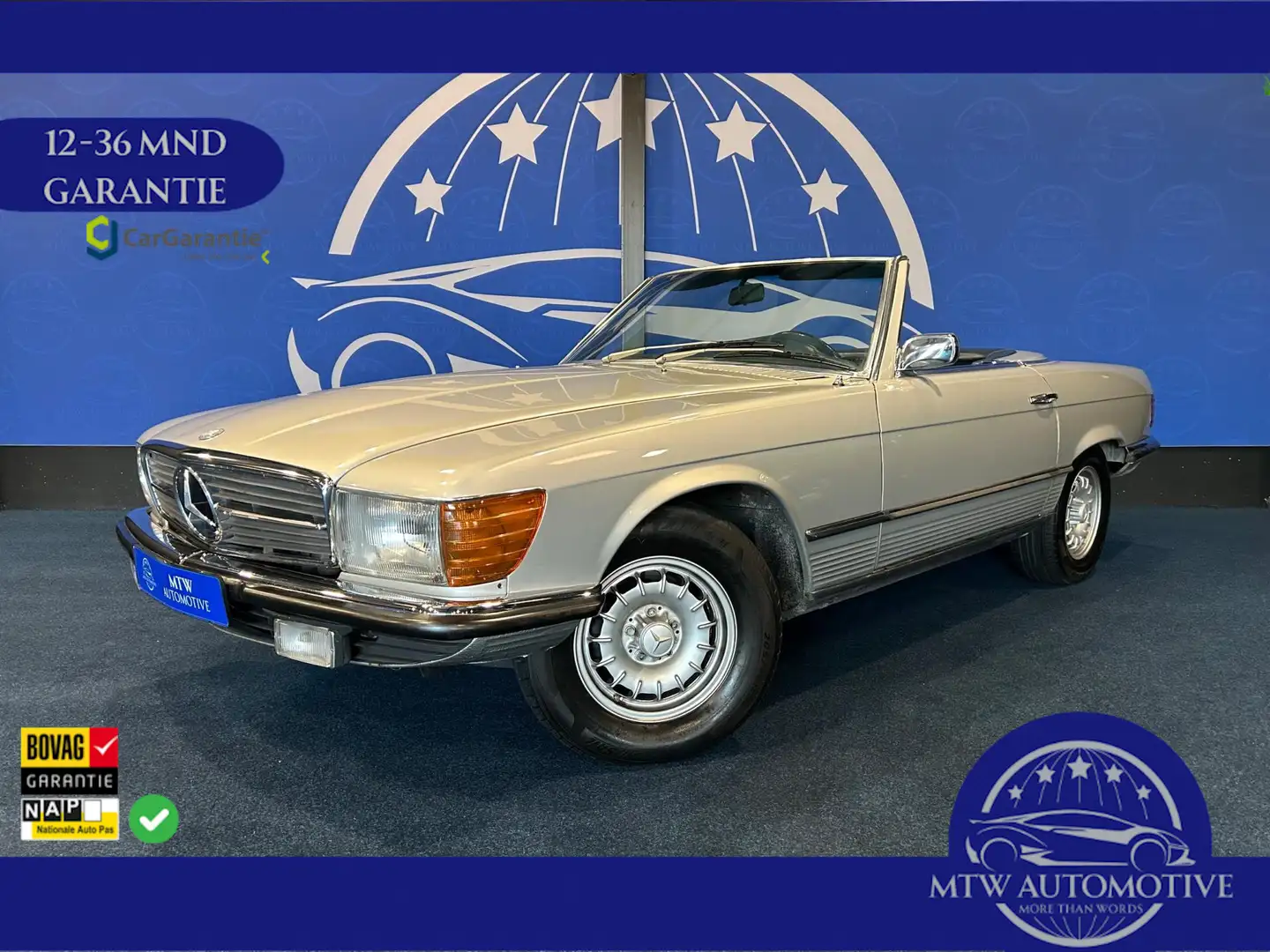 Mercedes-Benz SL 450 / Europese bumpers / km teller / hardtop / keihard Silber - 1