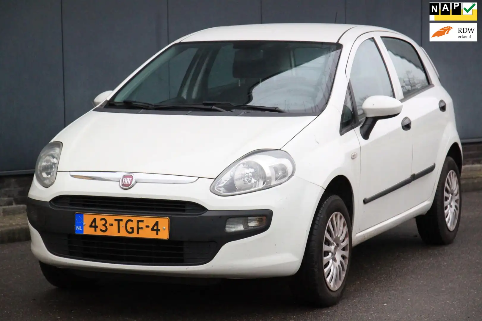 Fiat Punto Evo 1.4 Natural Power Active Cng/Airco/Elek-Pakket/Apk Wit - 1
