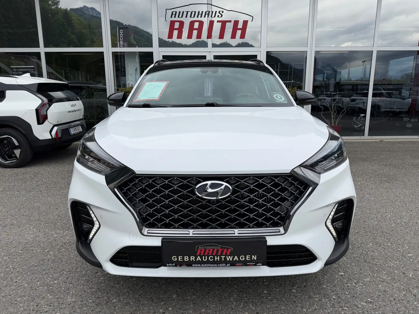 Hyundai TUCSON Tucson 1,6 CRDI N-Line Plus DCT 4WD Weiß - 2