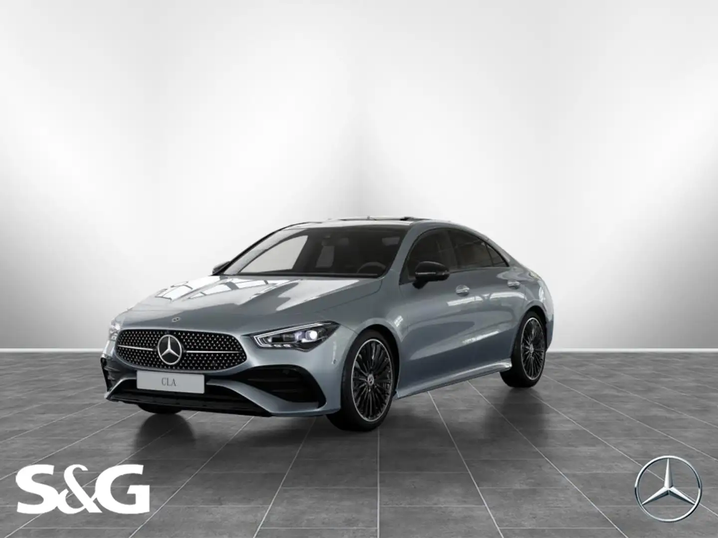 Mercedes-Benz CLA 200 AMG DISTRONIC+TOTWINKEL+PANORAMA+360°+19 Zilver - 1