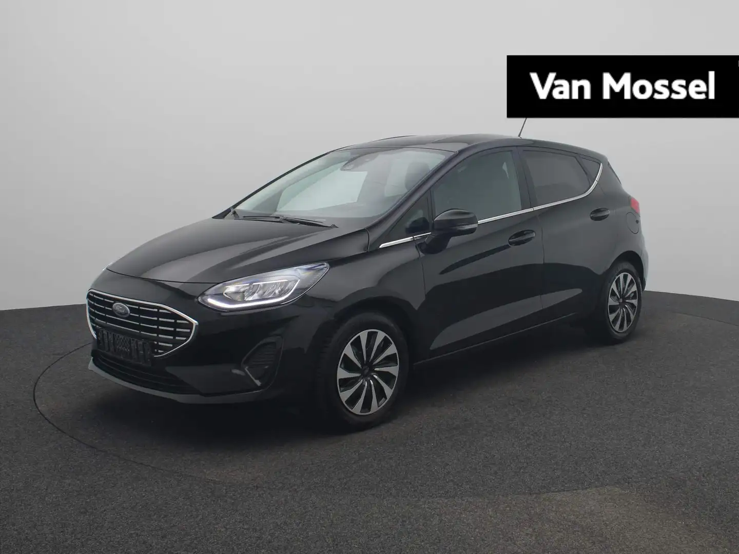 Ford Fiesta 1.0 EcoBoost Hybrid Titanium Zwart - 1