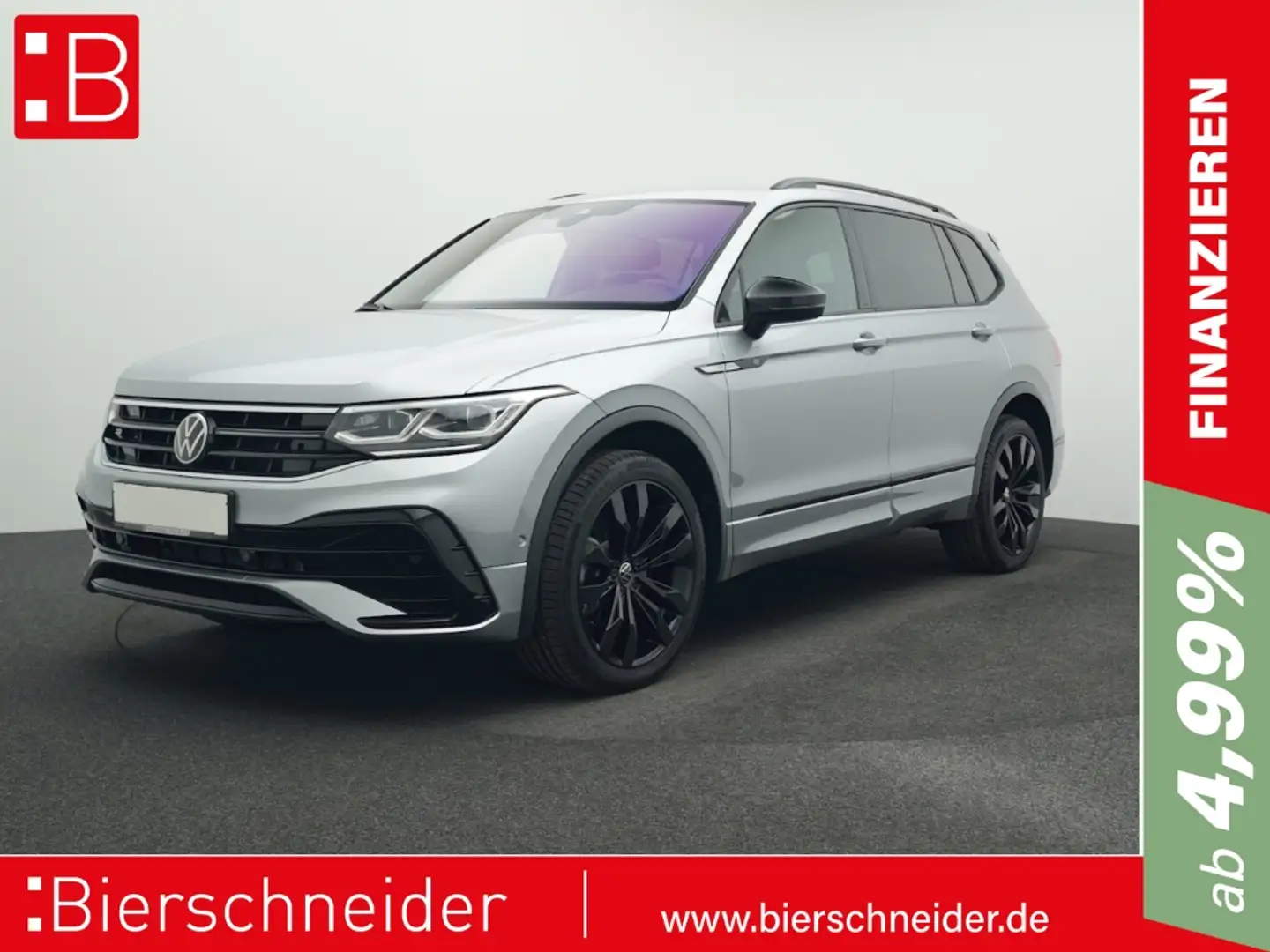 Volkswagen Tiguan Allspace 2.0 TDI DSG 4Mo. R-Line 7-S. AHK IQ.LIGHT KAMERA N Silber - 1