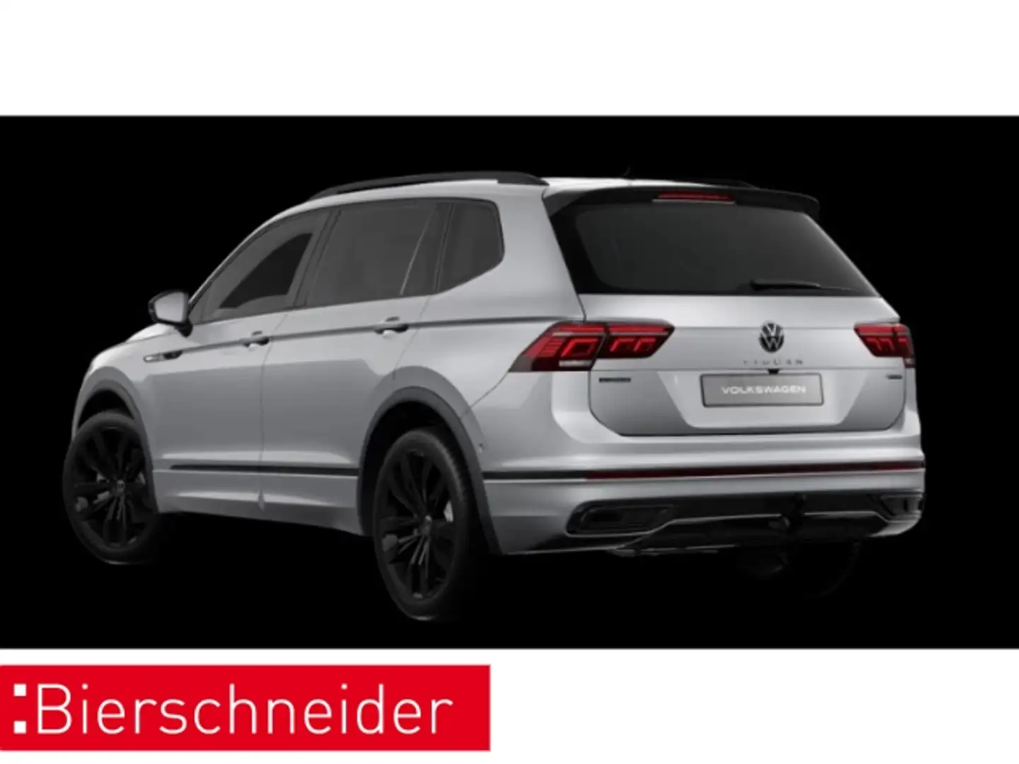 Volkswagen Tiguan Allspace 2.0 TDI DSG 4Mo. R-Line AHK NAVI ALU 20 IQ.LIGHT Silber - 2