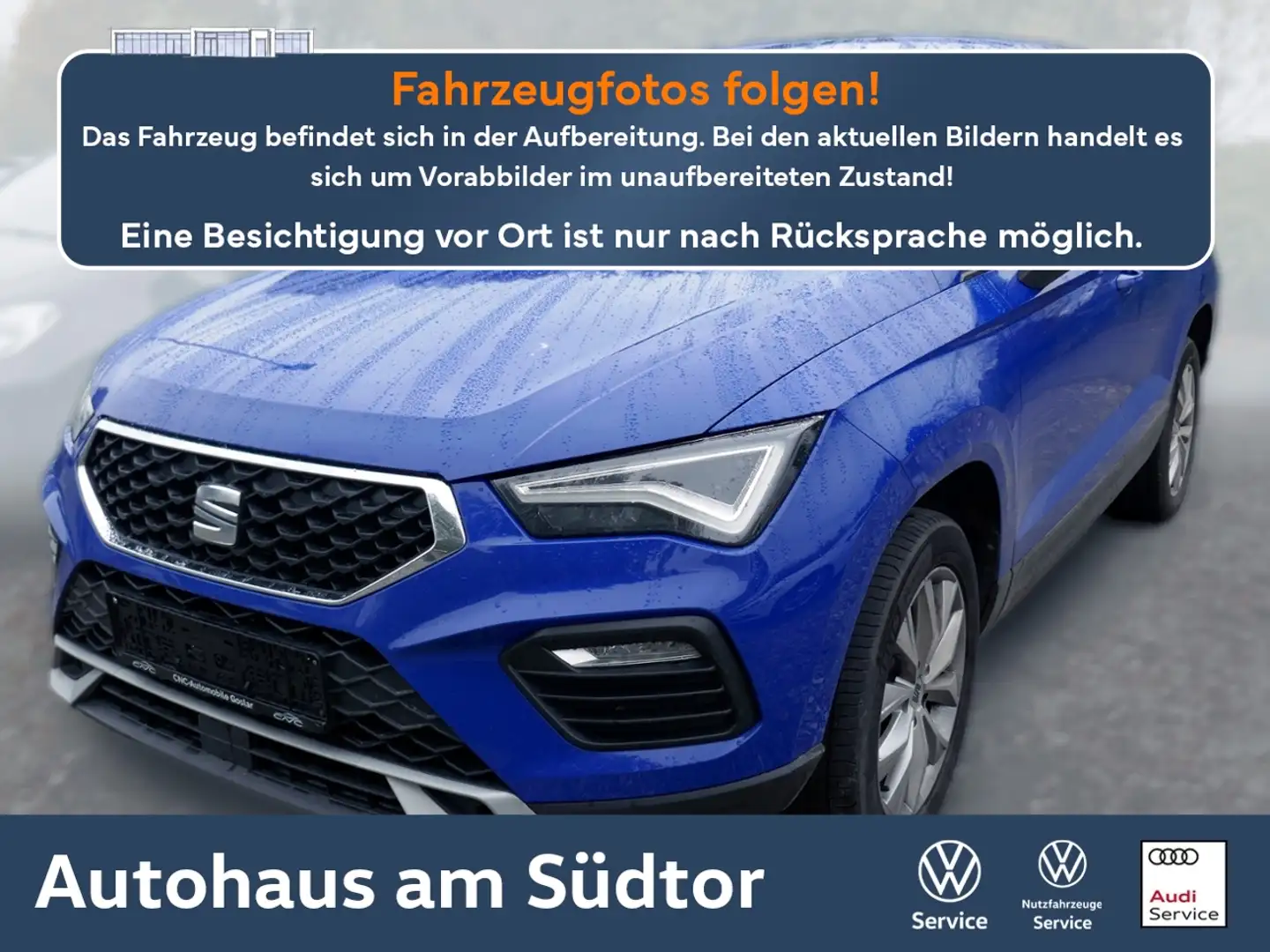 SEAT Ateca Style 2.0 TDI DSG | LED PDC AHK Navi Blau - 1