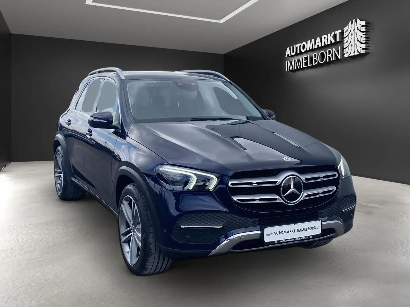 Mercedes-Benz GLE 350 de 21°Burmest*360°*Mubeam*STHZG*VollLede Blau - 2