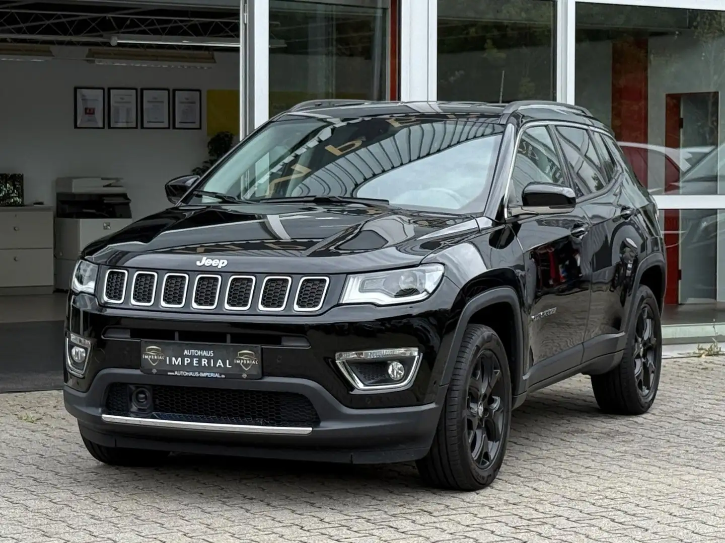 Jeep Compass Limited 4WD LEDER+NAVI+ACC+KeyGo+PLA+RFK Negro - 1