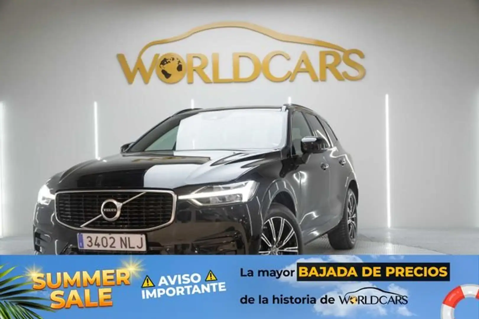 Volvo XC60 B4 R-Design AWD Aut. Negro - 1