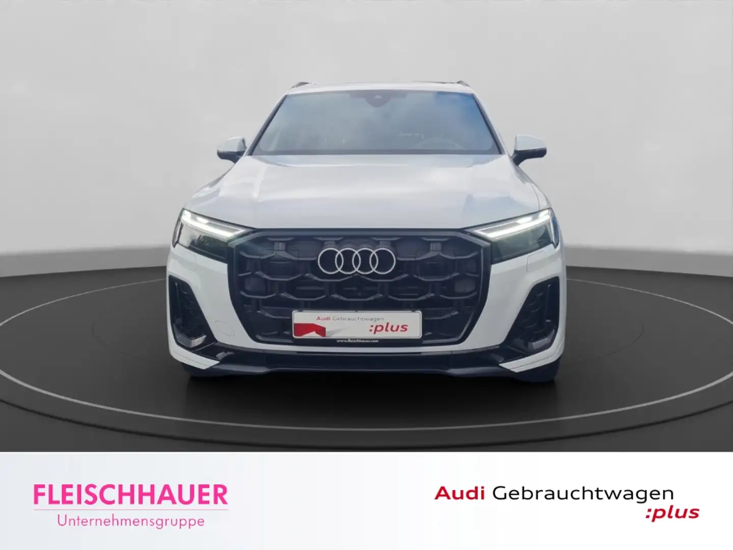 Audi Q7 45 TDI quattro 2xS line+7-Sitzer+Matrix+Pano+Leder Weiß - 2