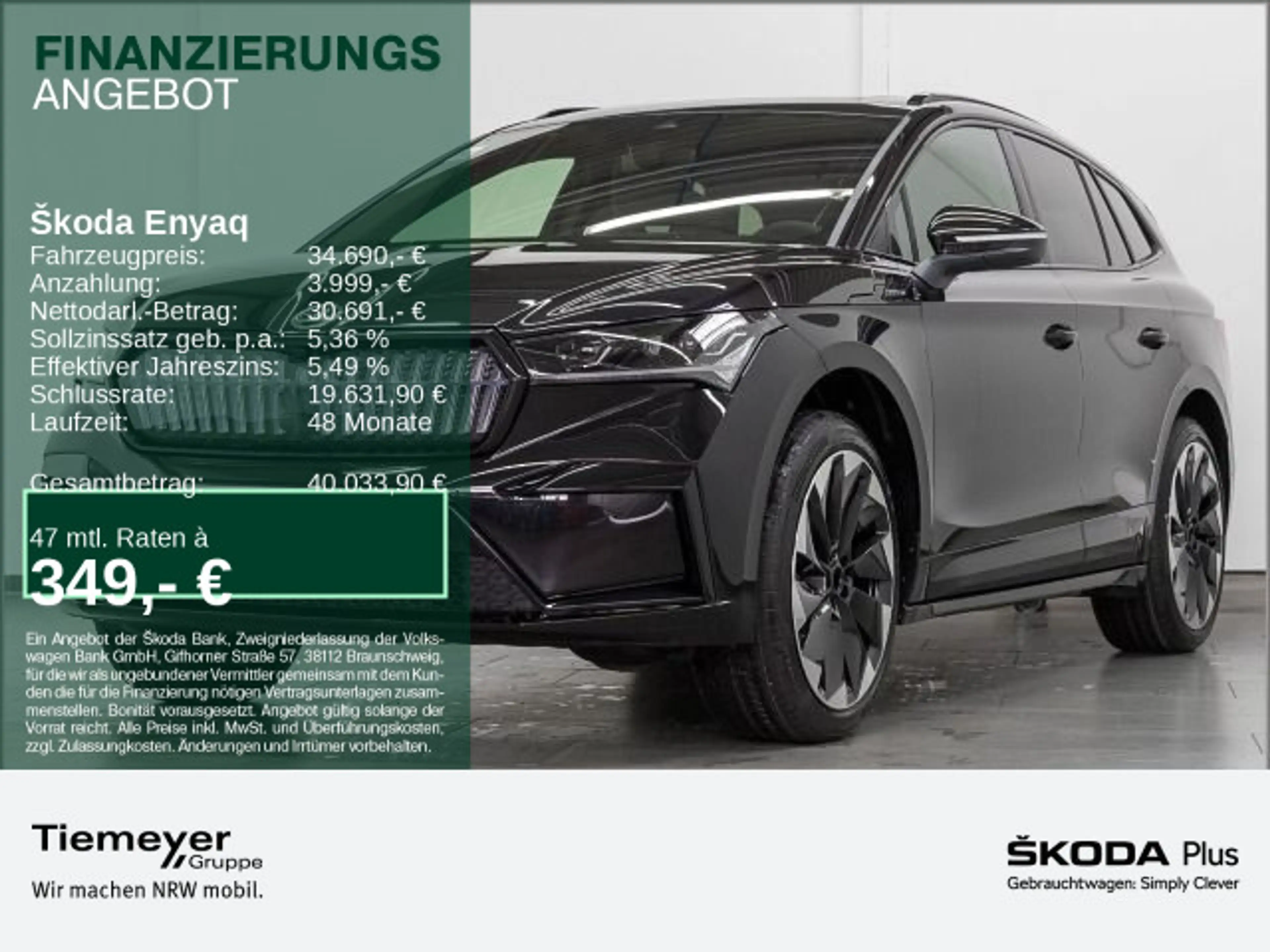 Skoda Enyaq iV 80 SPORTLINE LM21 AHK PANO W-PUMPE