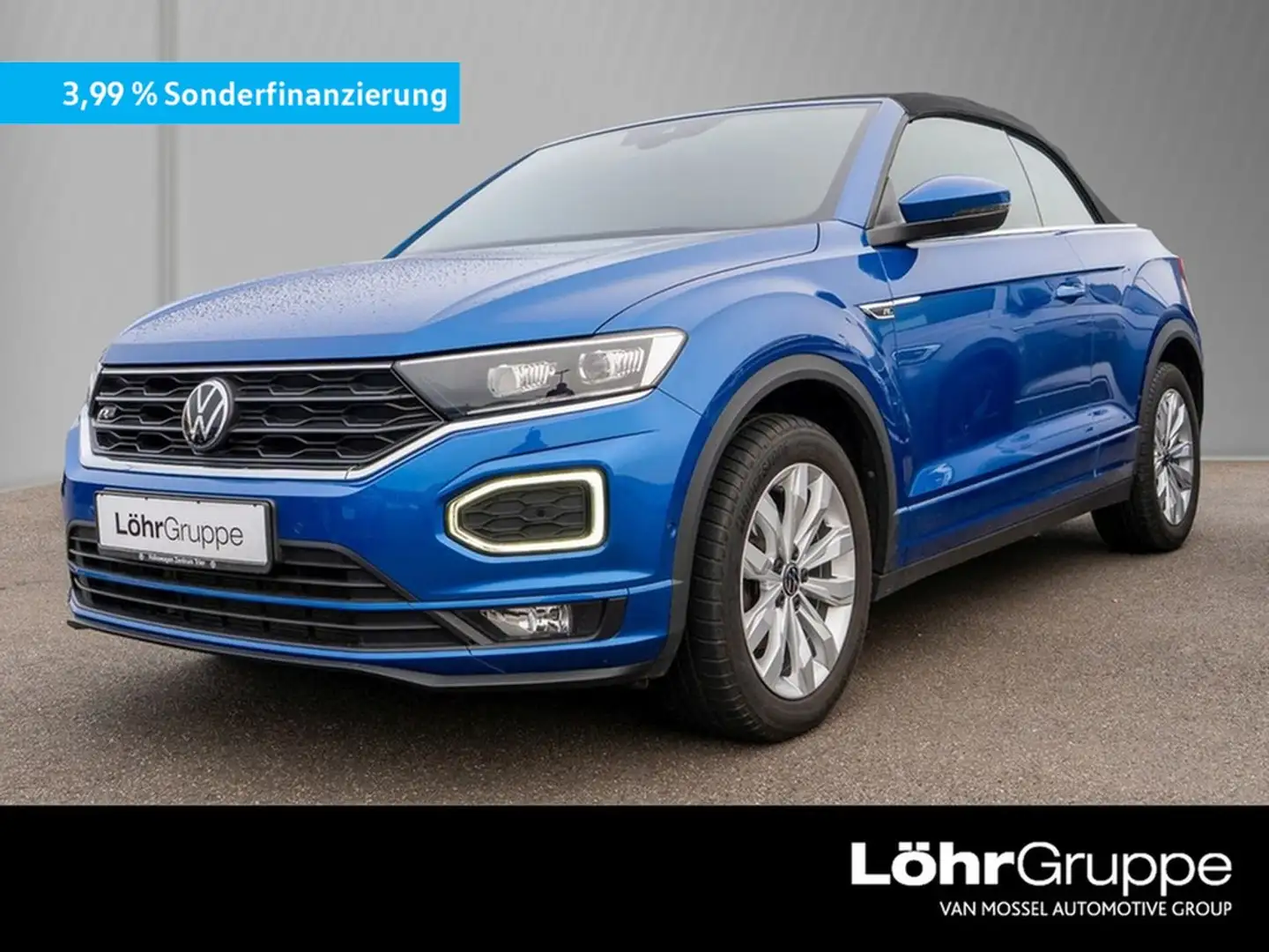 Volkswagen T-Roc Cabriolet 1.5 TSI DSG R-Line Navi, ZGV Blau - 1