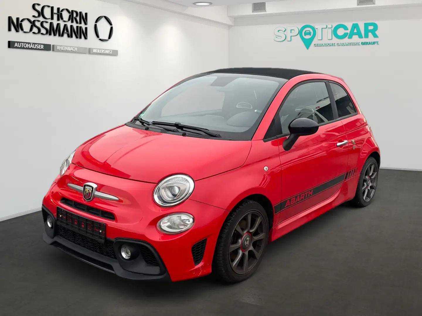 Abarth 595C 595 C CABRIO FALTDACH DEFEKT SPORTPAKET+CARPLAY Rouge - 1