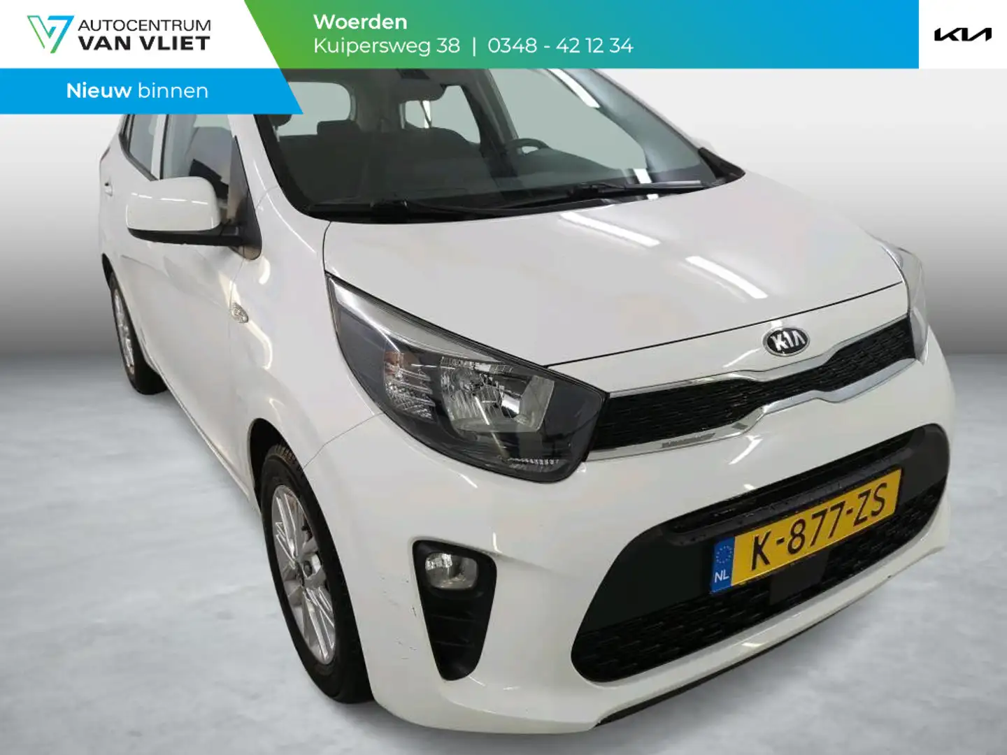 Kia Picanto 1.0 DPi DynamicLine Blanc - 1