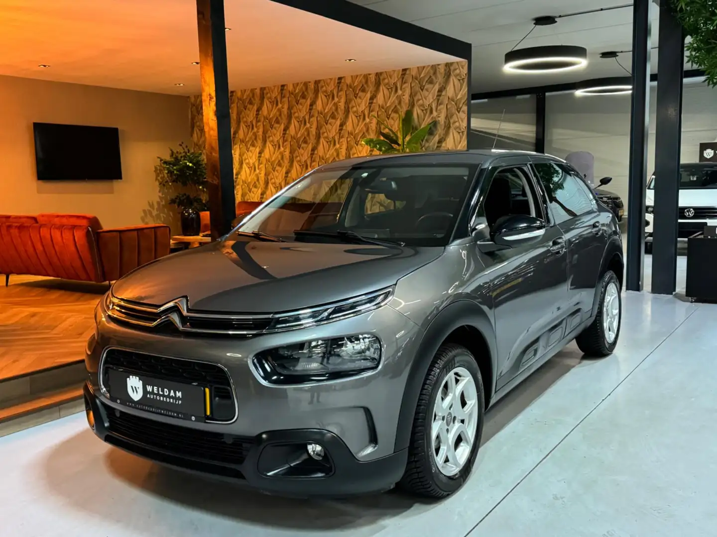 Citroen C4 Cactus 1.2 PureTech Shine Garantie CarPlay Cruise Clima N Gris - 2