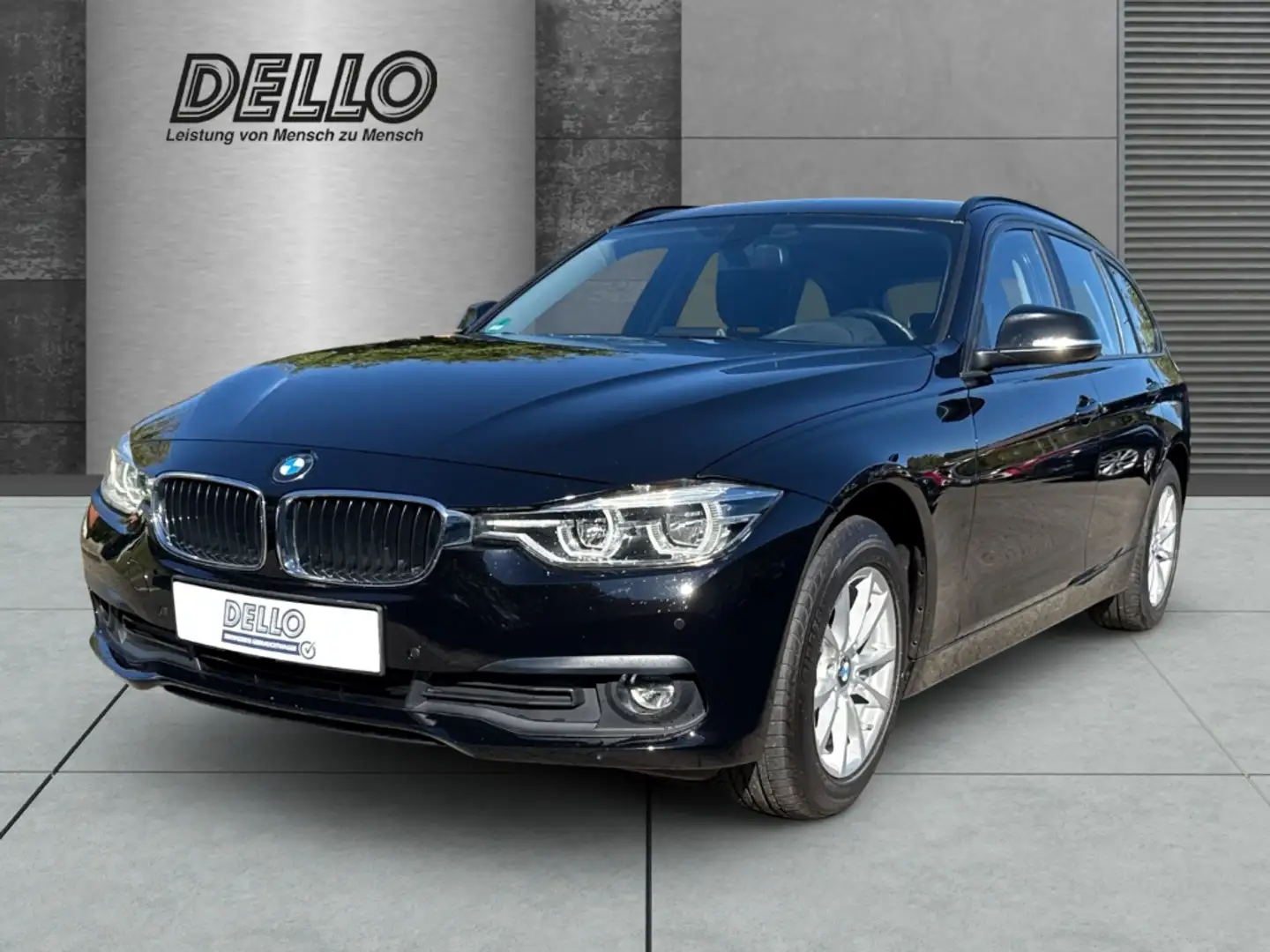 BMW 318 d Advantage Touring Navi LED El. Heckklappe Mehrzo Negro - 1