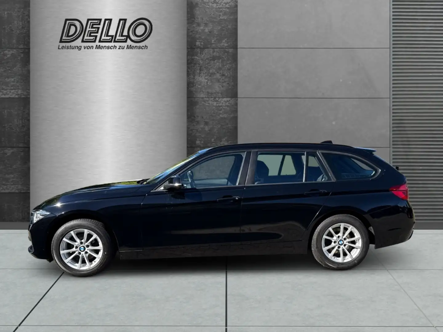 BMW 318 d Advantage Touring Navi LED El. Heckklappe Mehrzo Negro - 2