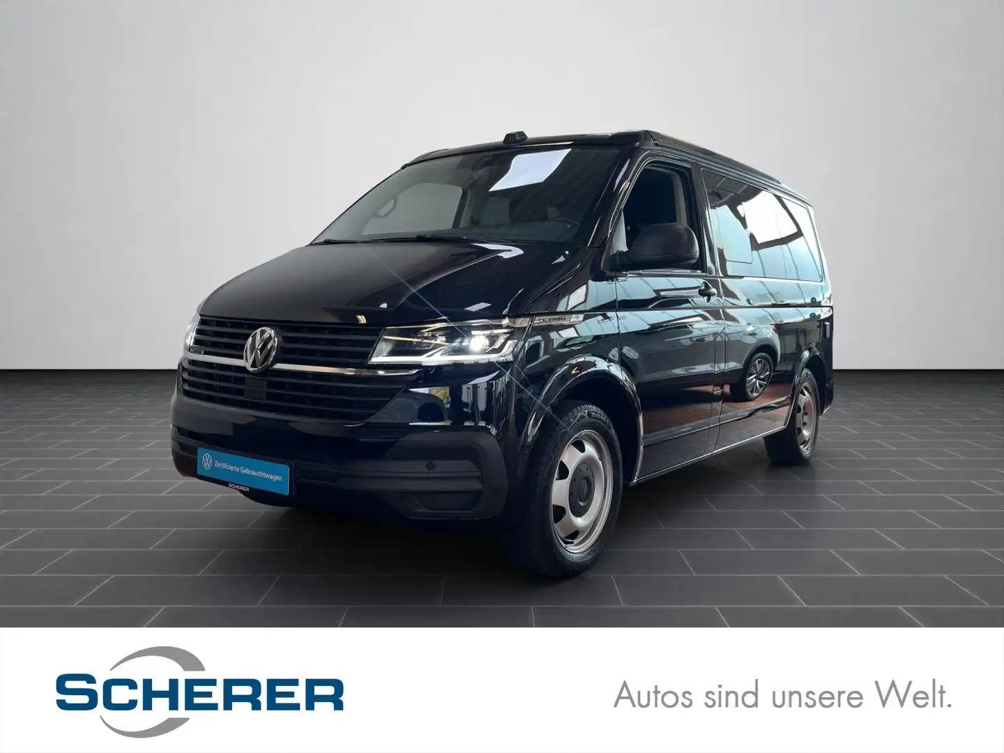 Volkswagen T6.1 California BEACH Camper NAVI AHK STANDHZG Negru - 1