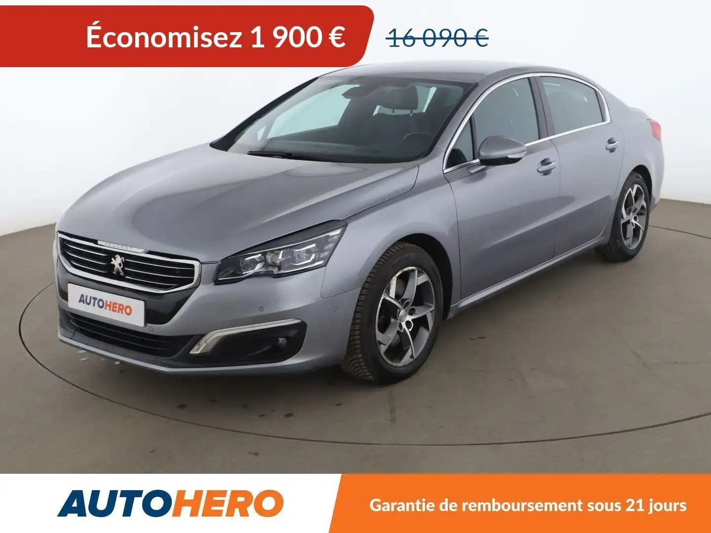Peugeot 508 2.0 Blue-HDi Feline EAT6 Gris - 1