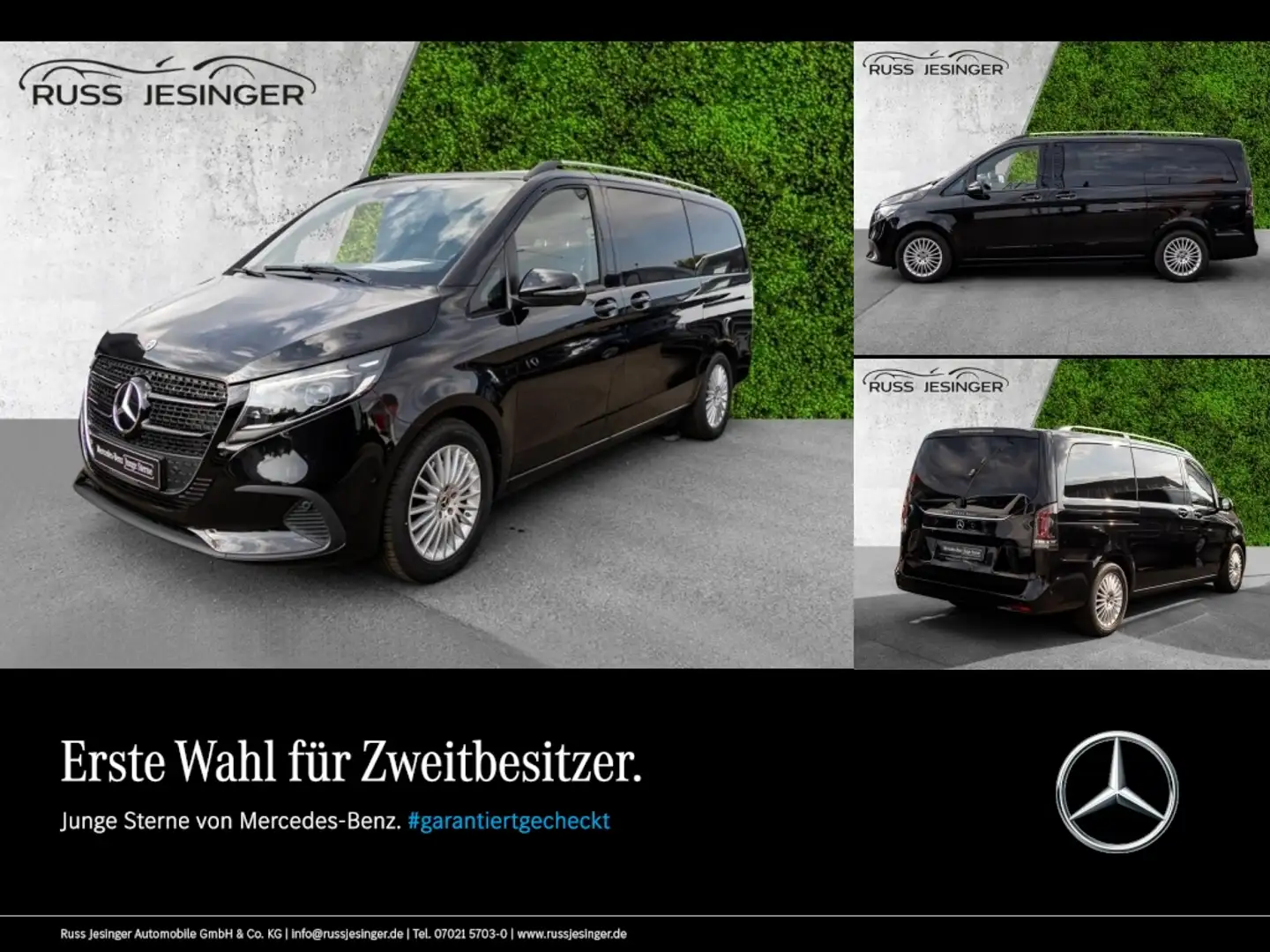 Mercedes-Benz V 250 d STYLE Lang *Mopf*Multibeam*AHK*el. Türen Schwarz - 1