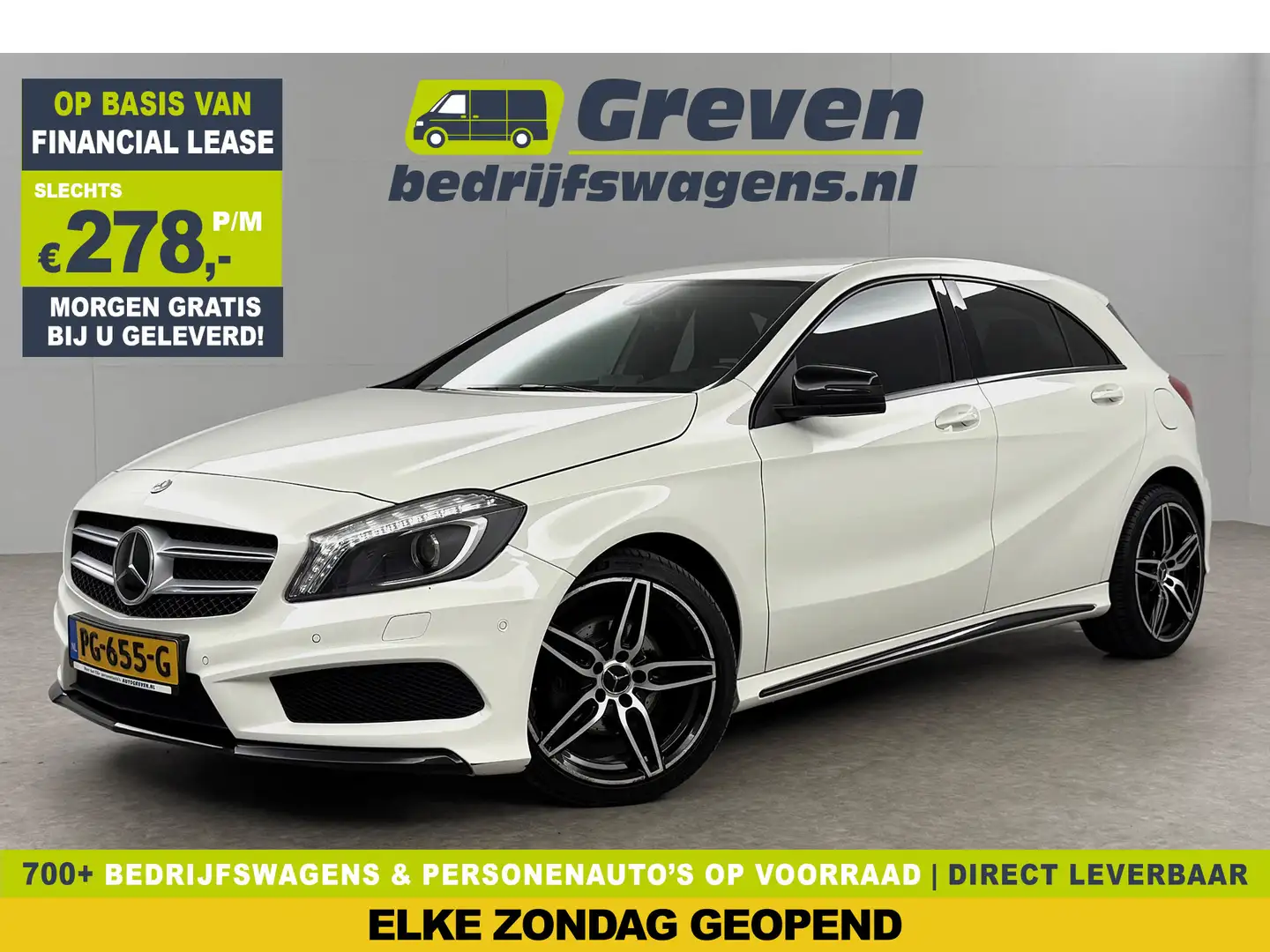 Mercedes-Benz A 180 Ambition Automaat Airco LED Cruise PDC 18"LMV Wit - 1