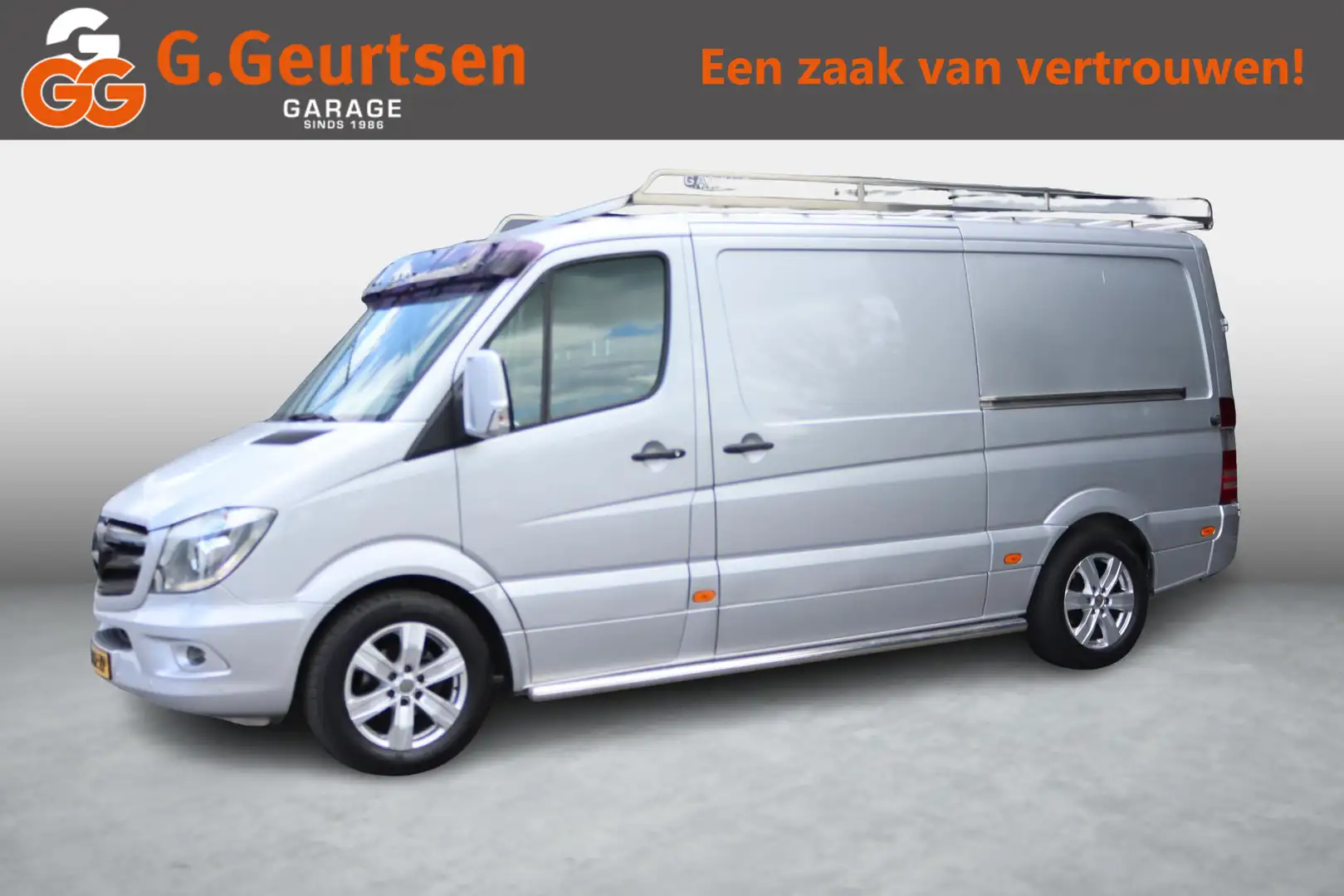 Mercedes-Benz Sprinter 319CDI V6, L2H1, 2 Schuifdeuren, Xenon, Trekhaak b Silver - 1