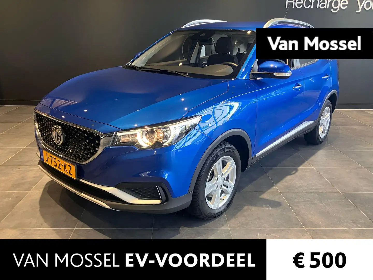MG ZS MG EV Comfort 45 kWh | 1e-Eigenaar | Navi | Apple Blauw - 1