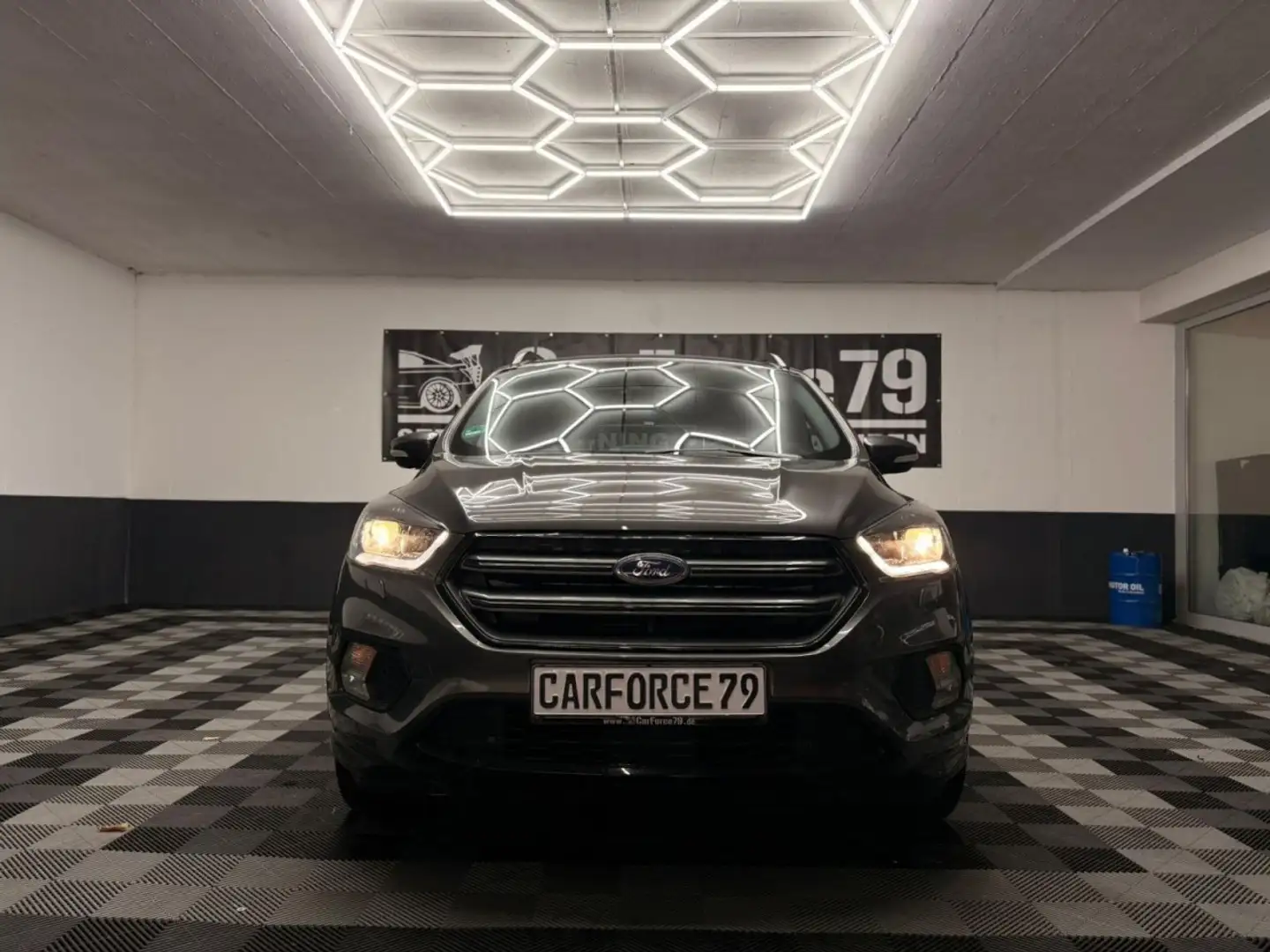 Ford Kuga ST-Line 8-Fach DAB LENKRAD-/SITZHZG ISOFIX Klima Grau - 2