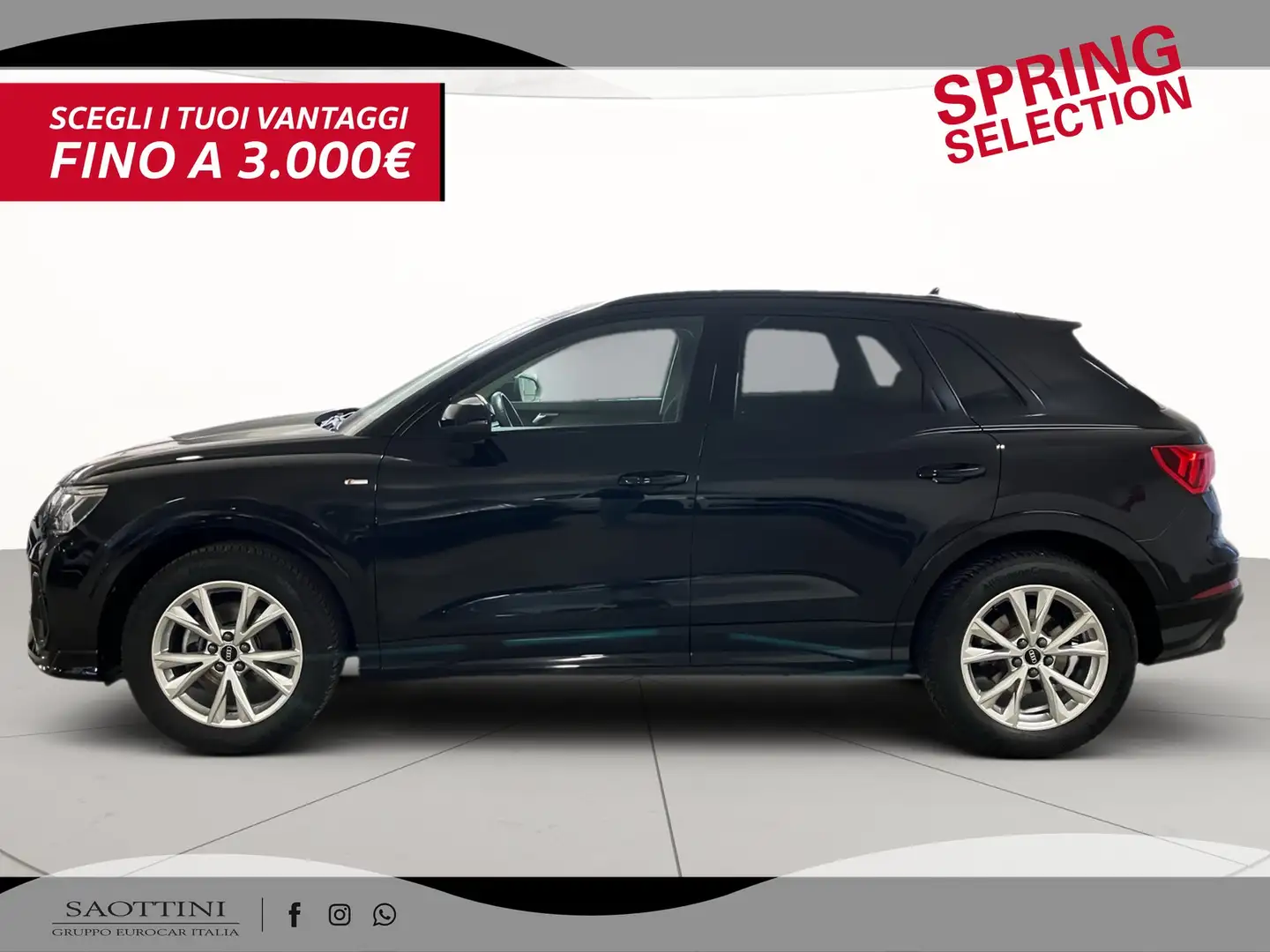 Audi Q3 35 2.0 TDI S line edition S tronic Zwart - 2