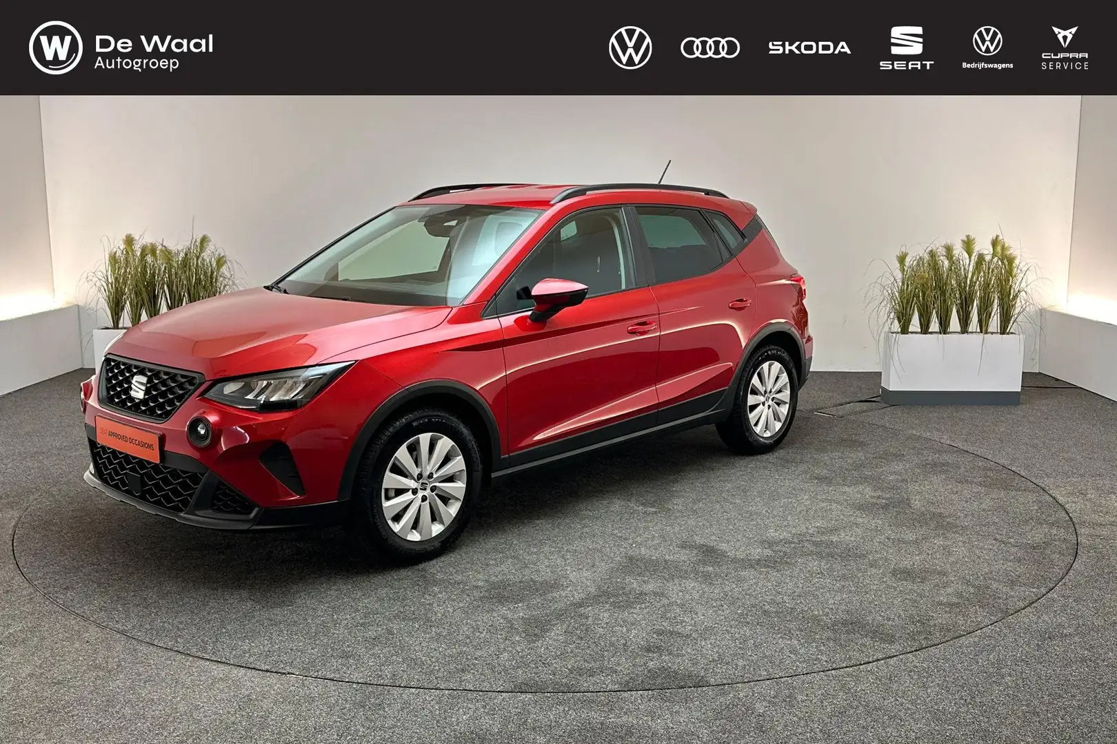 SEAT Arona 1.0 95pk TSI Style Business Intense | AppleCarplay Rouge - 1