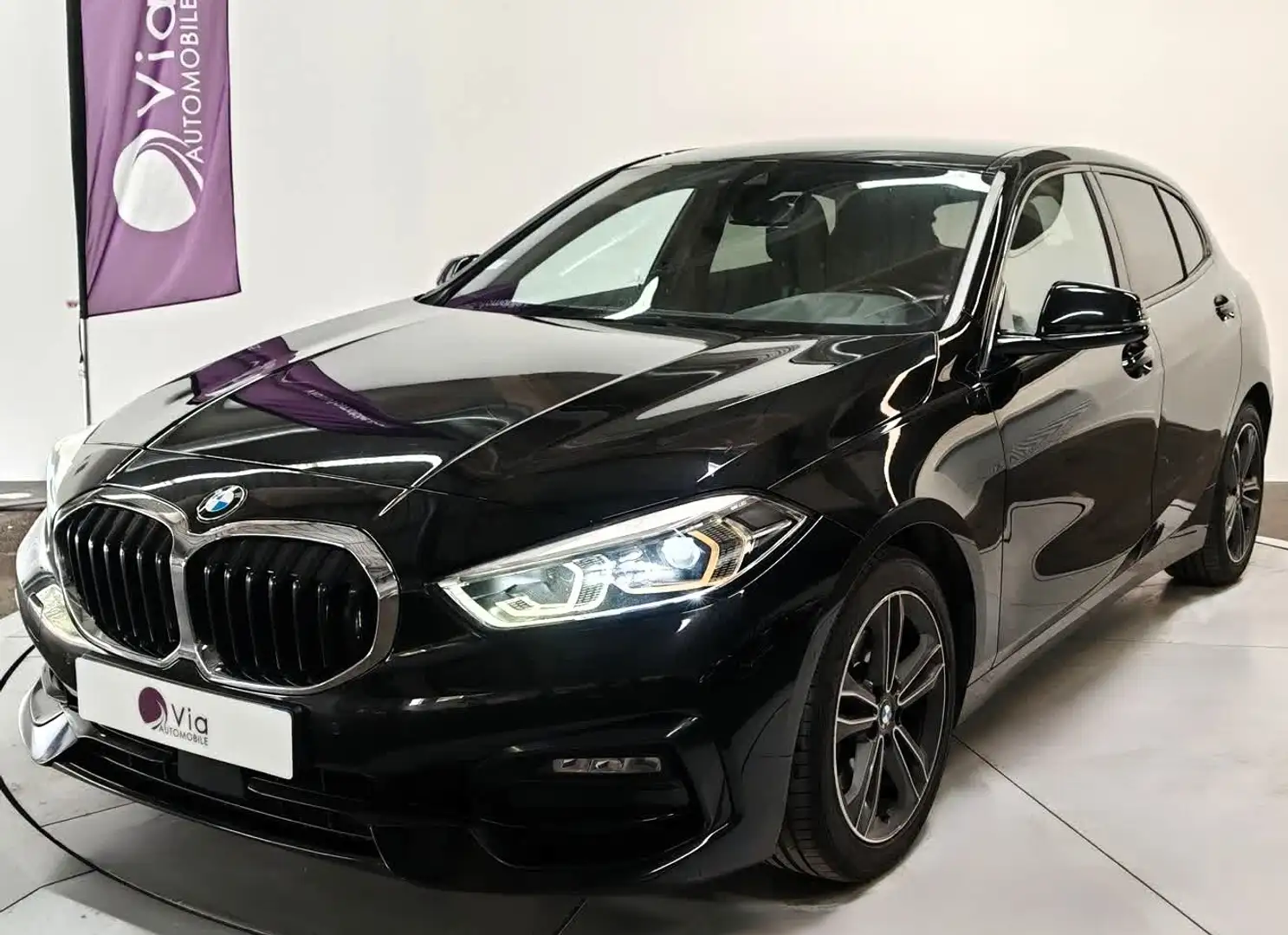 BMW 118 118d 150 ch Edition Sport Schwarz - 1