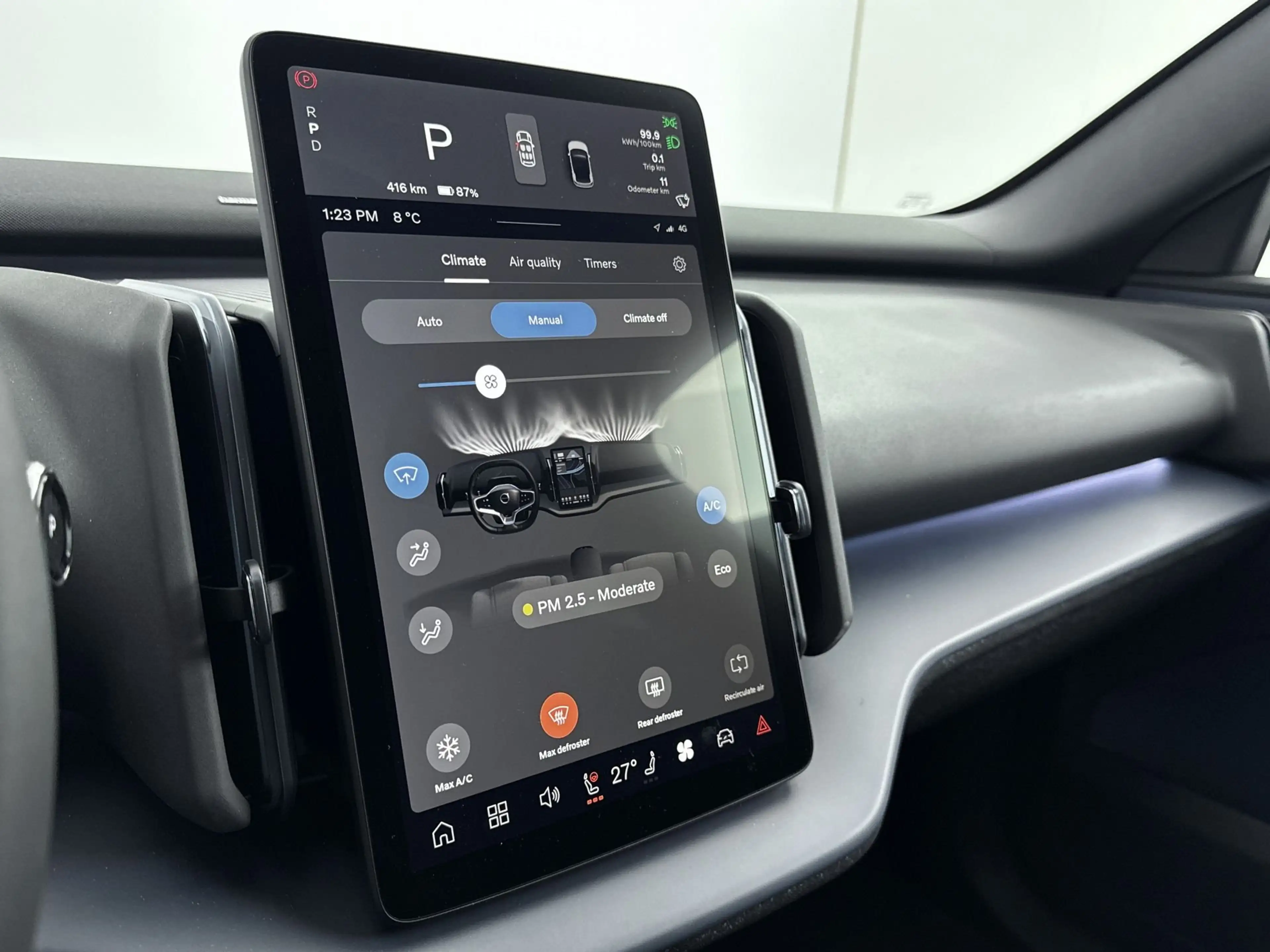 Volvo EX30 Extended Range Plus Europa | Elektrische stoelbedi — photo 19