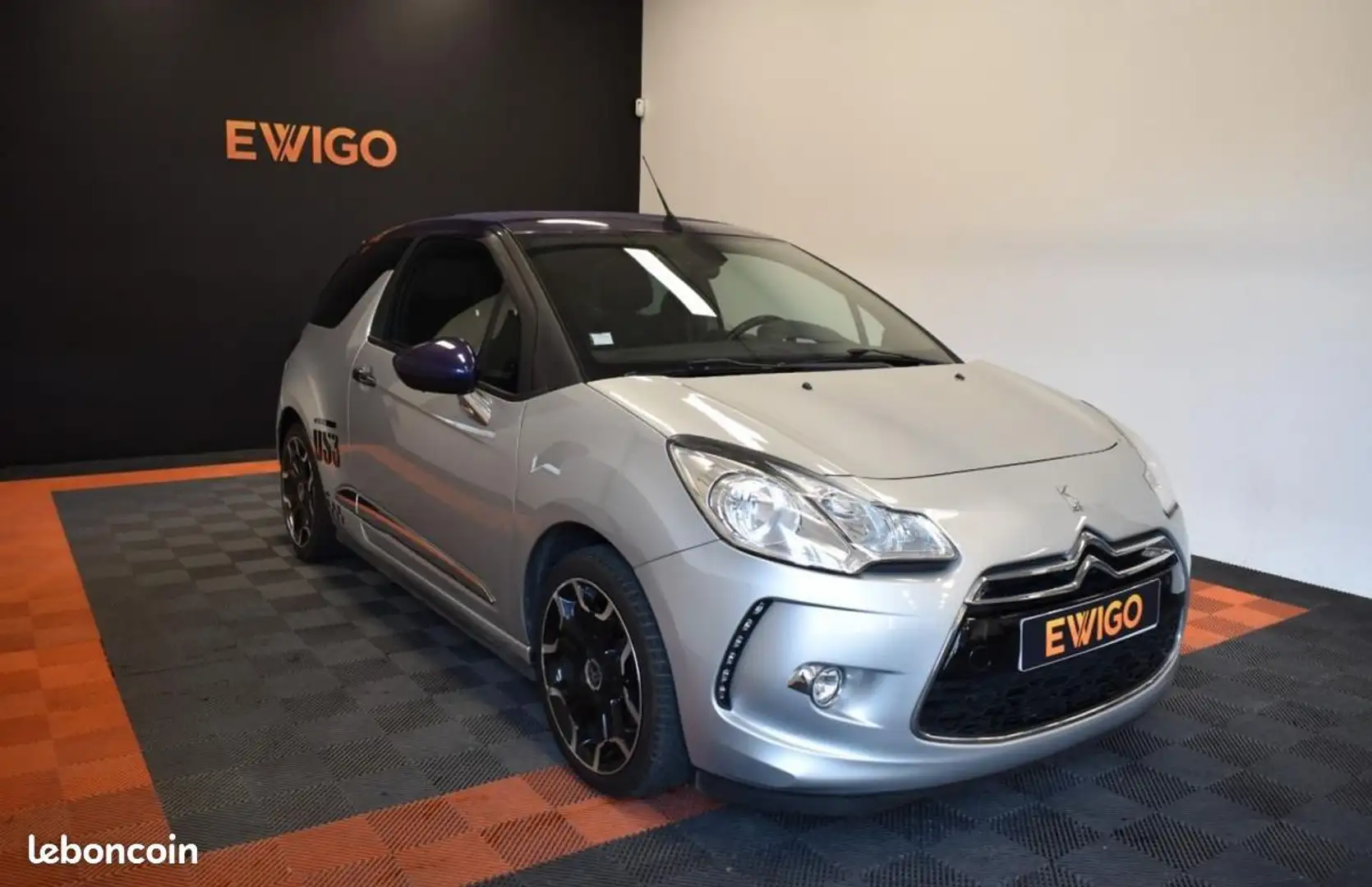 DS Automobiles DS 3 Cabrio 1.6 THP 155 SO-IRRESISTIBLE TOIT OUVRANT FO Gri - 1