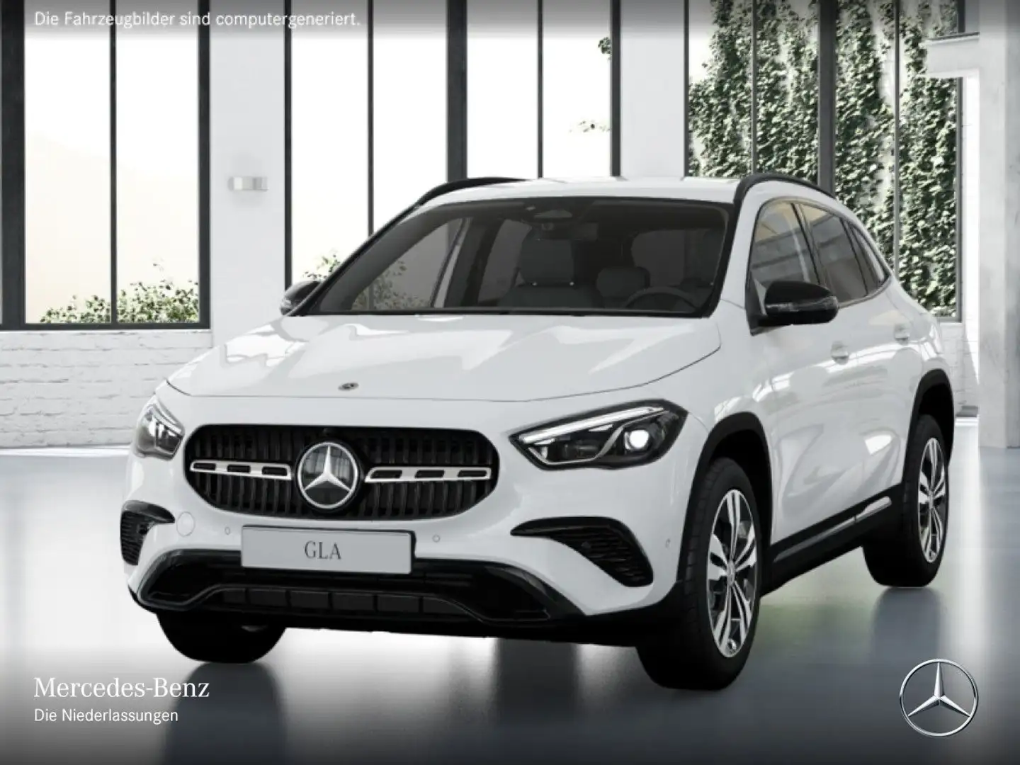 Mercedes-Benz GLA 180 PROGRESSIVE+NIGHT+360°+AHK+MULTIBEAM+TOTW Weiß - 2