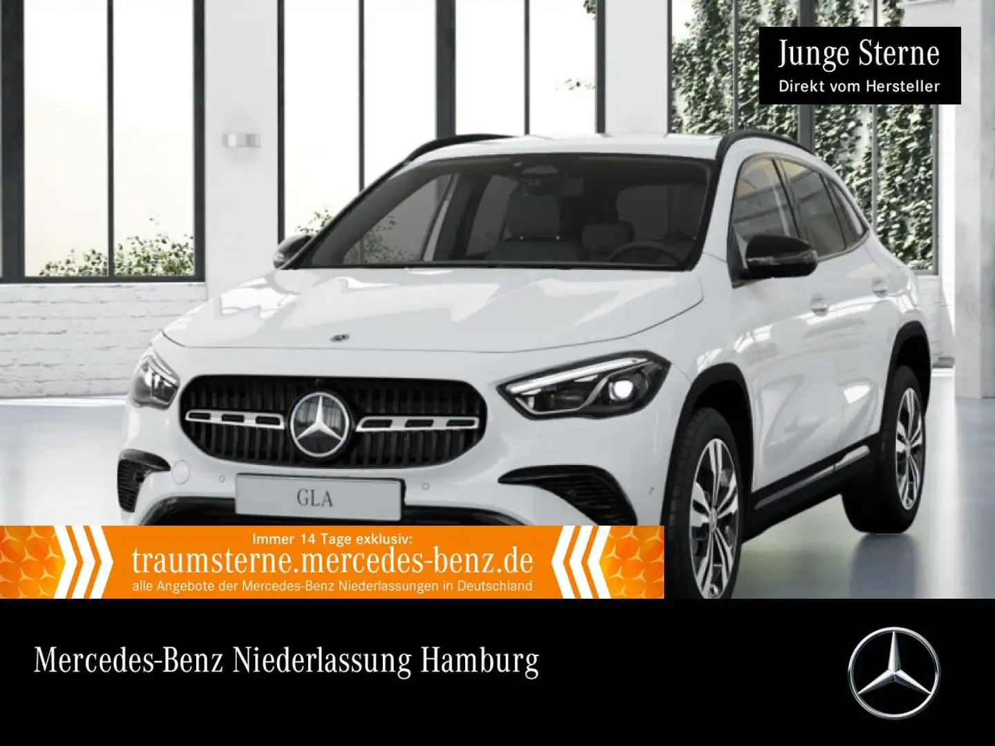 Mercedes-Benz GLA 180 PROGRESSIVE+NIGHT+360°+AHK+MULTIBEAM+TOTW Weiß - 1