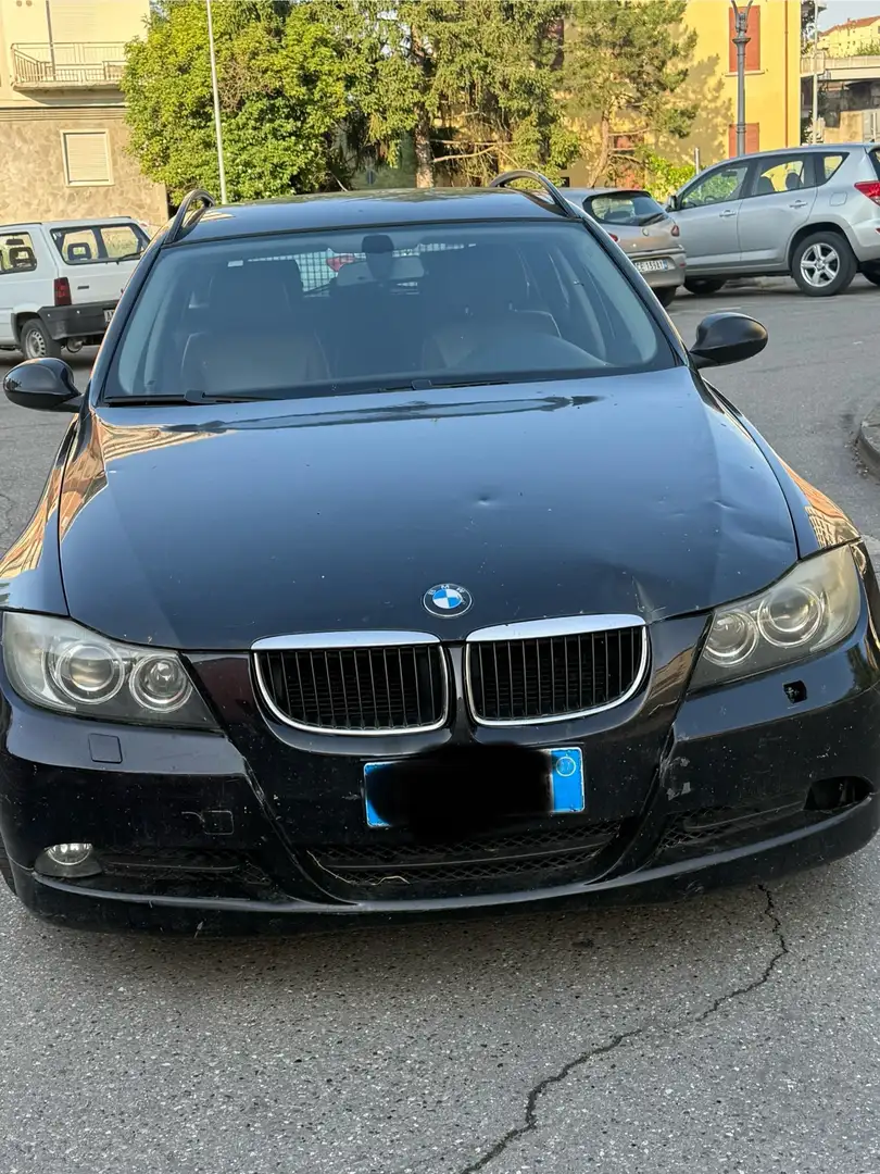 BMW 320 Serie 3 E91 Touring 320d Touring Attiva Nero - 1