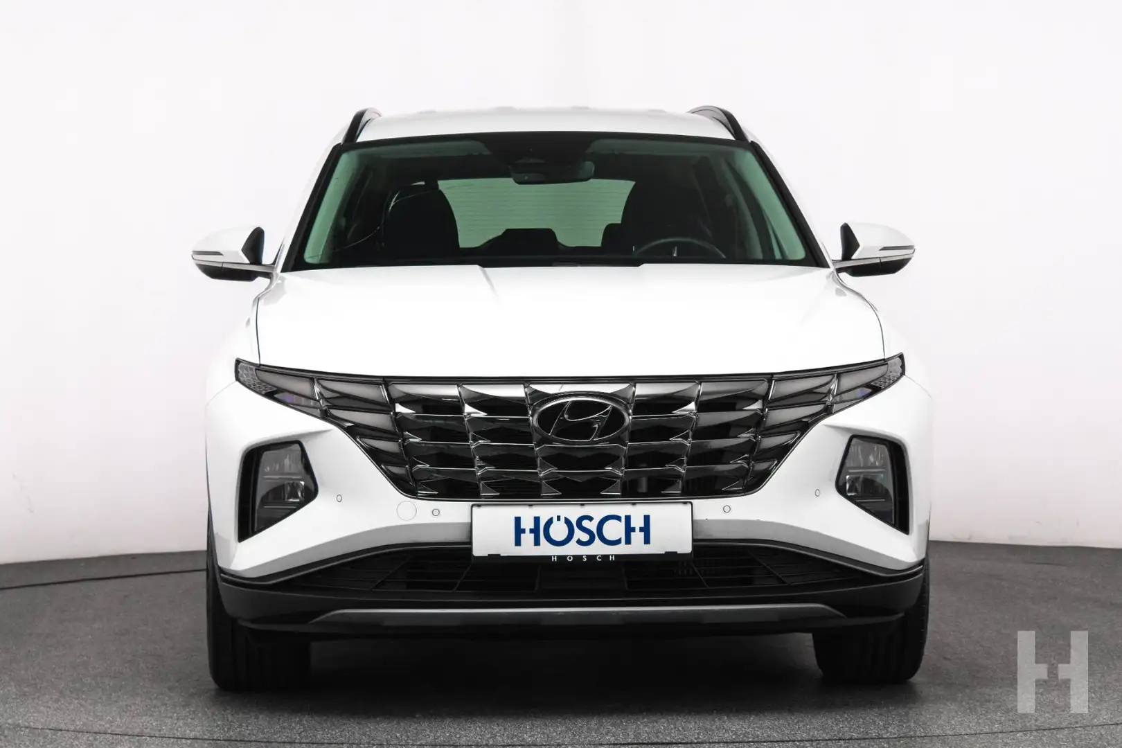 Hyundai TUCSON 1,6 CRDI Hybrid 48V Aut. AHK ASSISTENZ R-KAM Weiß - 2