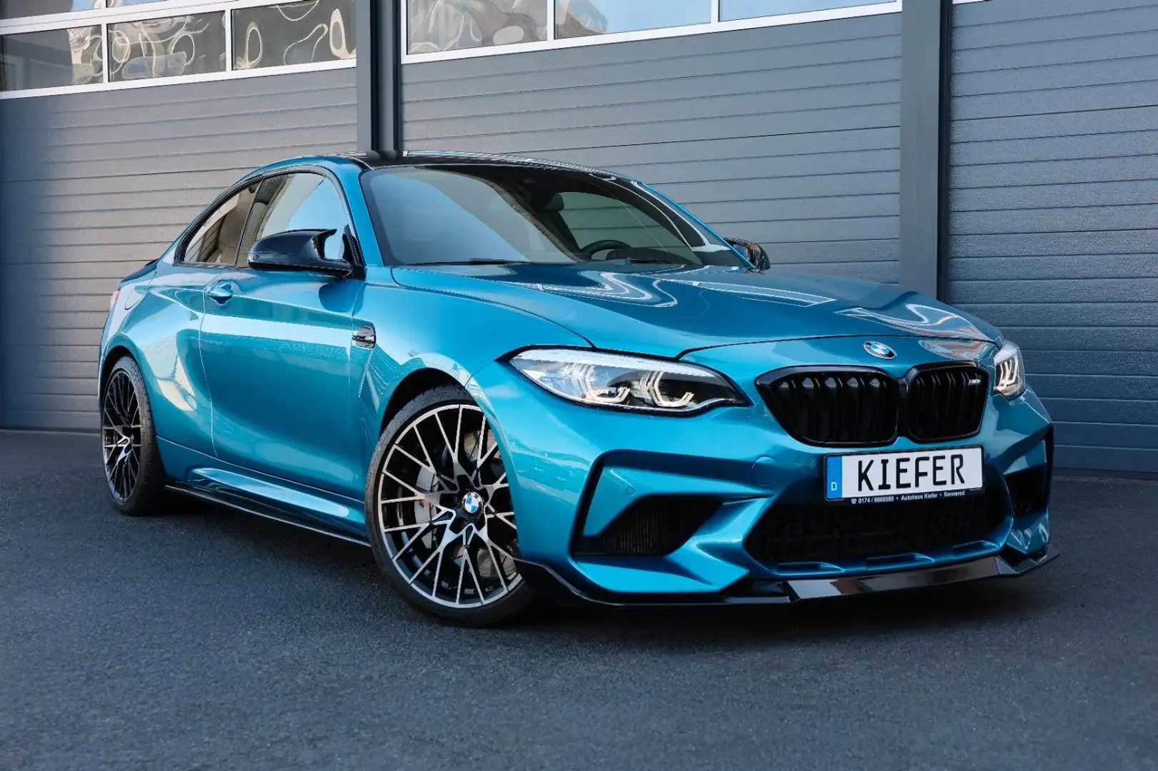 BMW M2 Competition/HK/CarbonDach/SHZ/LHZ/KAM/SPUR/19 Blau - 1