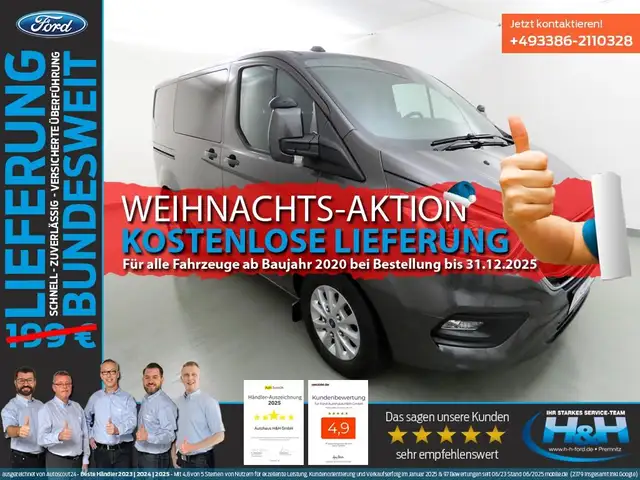 Ford Transit Custom 2.0 Aut 320L1 Limited Xenon+ACC