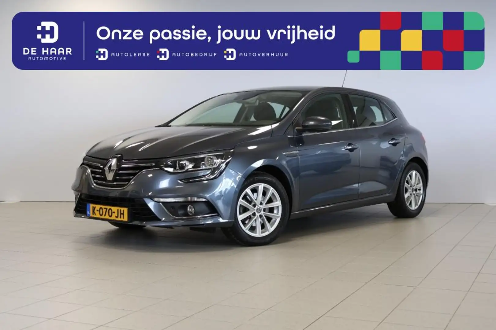 Renault Megane 1.3 TCe Limited - Dodehoek sens. - Cruise control. Gris - 1