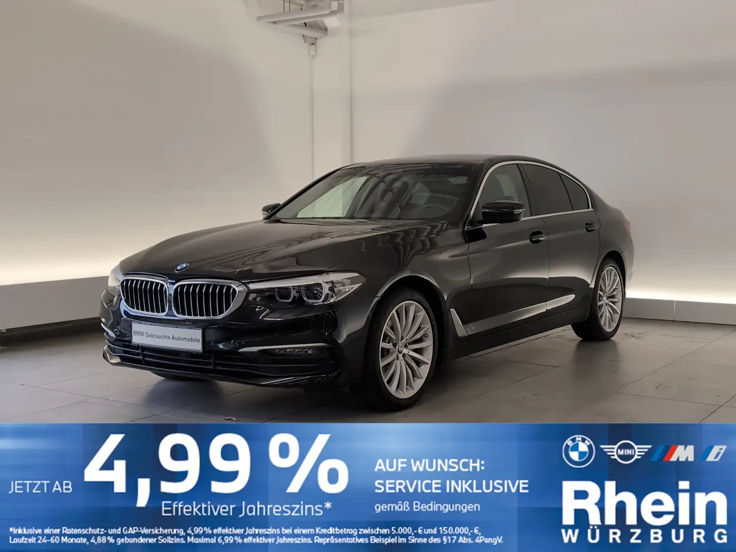 BMW 520 d Limousine HUD/LRH/HiFi HUD/LRH/HiFi Schwarz - 1