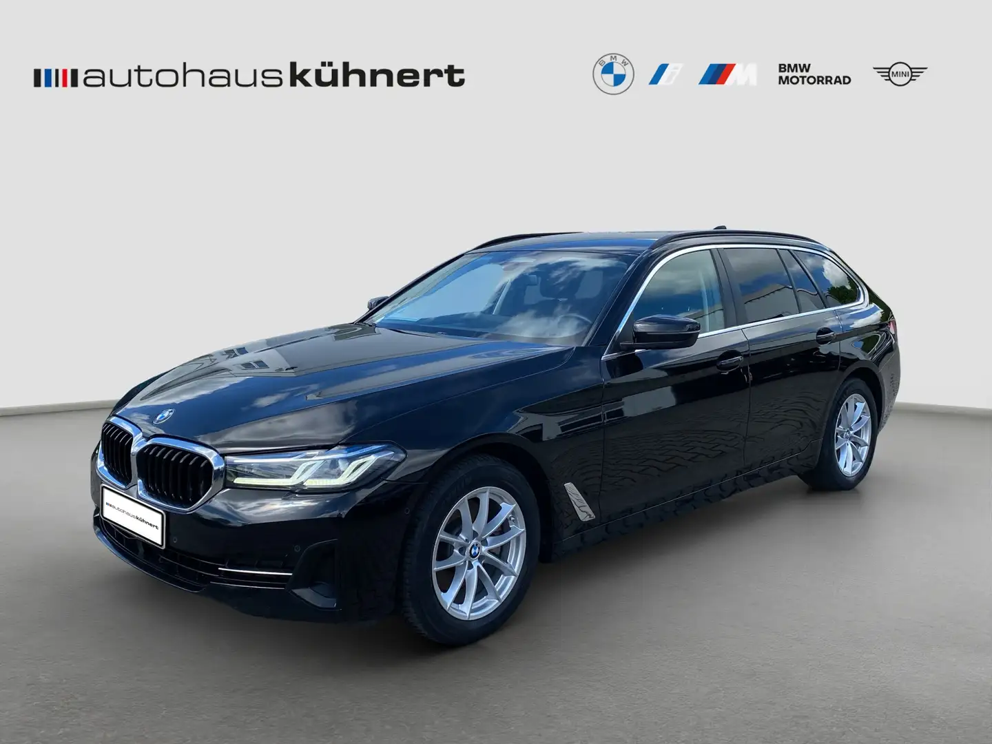 BMW 520 d Touring ACC Laser Luftfed. SpurAss AHK HUD Nero - 1