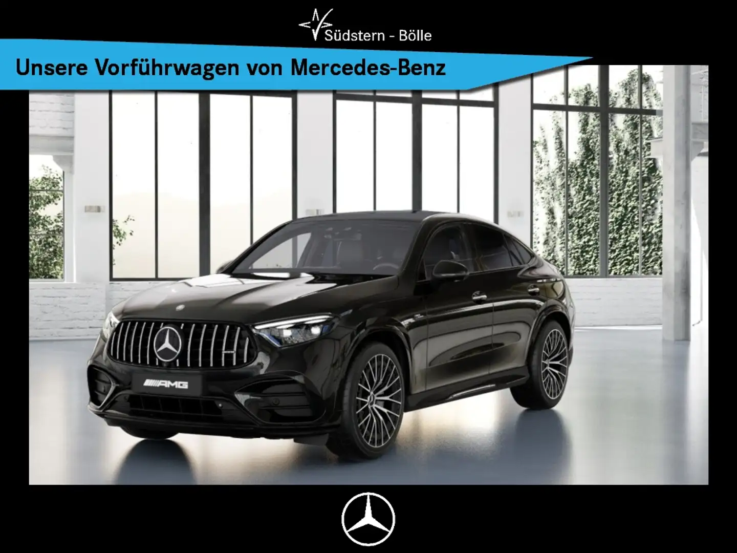 Mercedes-Benz GLC 43 AMG 4M Coupe AMG+AMBIENTE+DISTRO+MEMORY Noir - 1