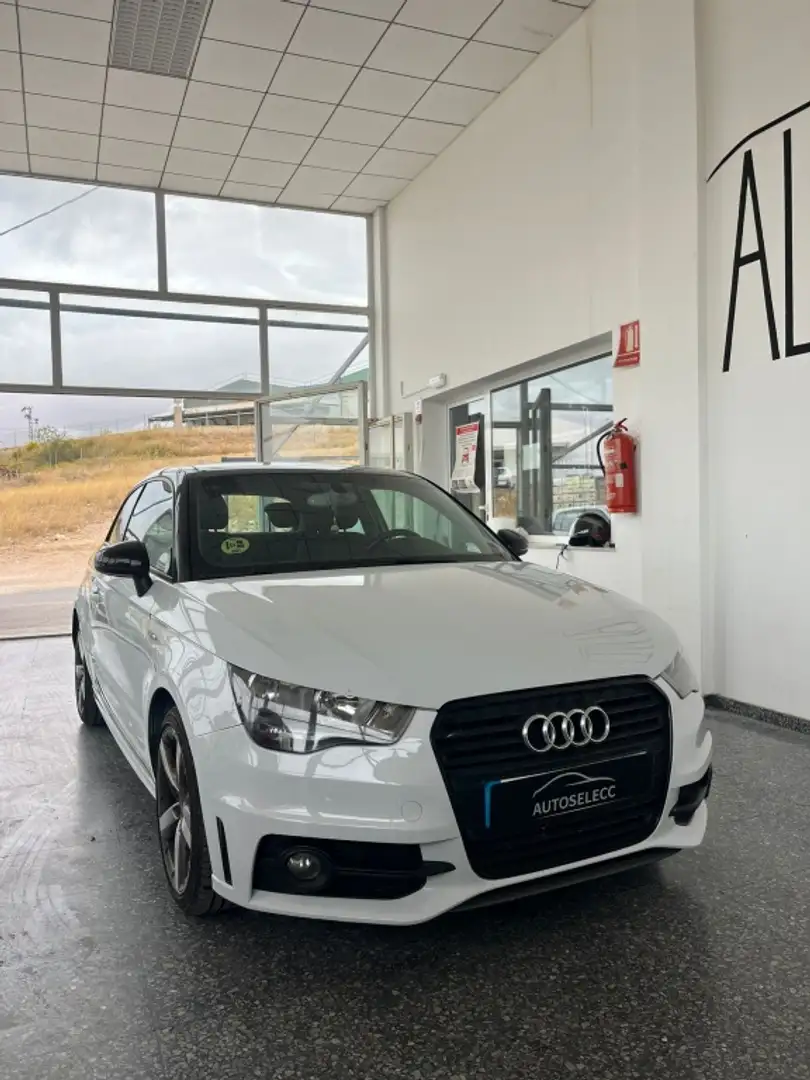Audi A1 1.6TDI Ambition S-Tronic 90 Blanc - 2
