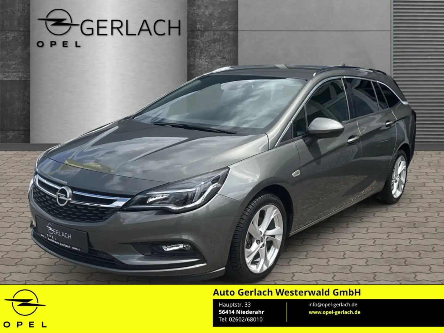 Opel Astra K Sports Tourer Dynamic 1.4 Turbo Navi Apple CarPl Grau - 1