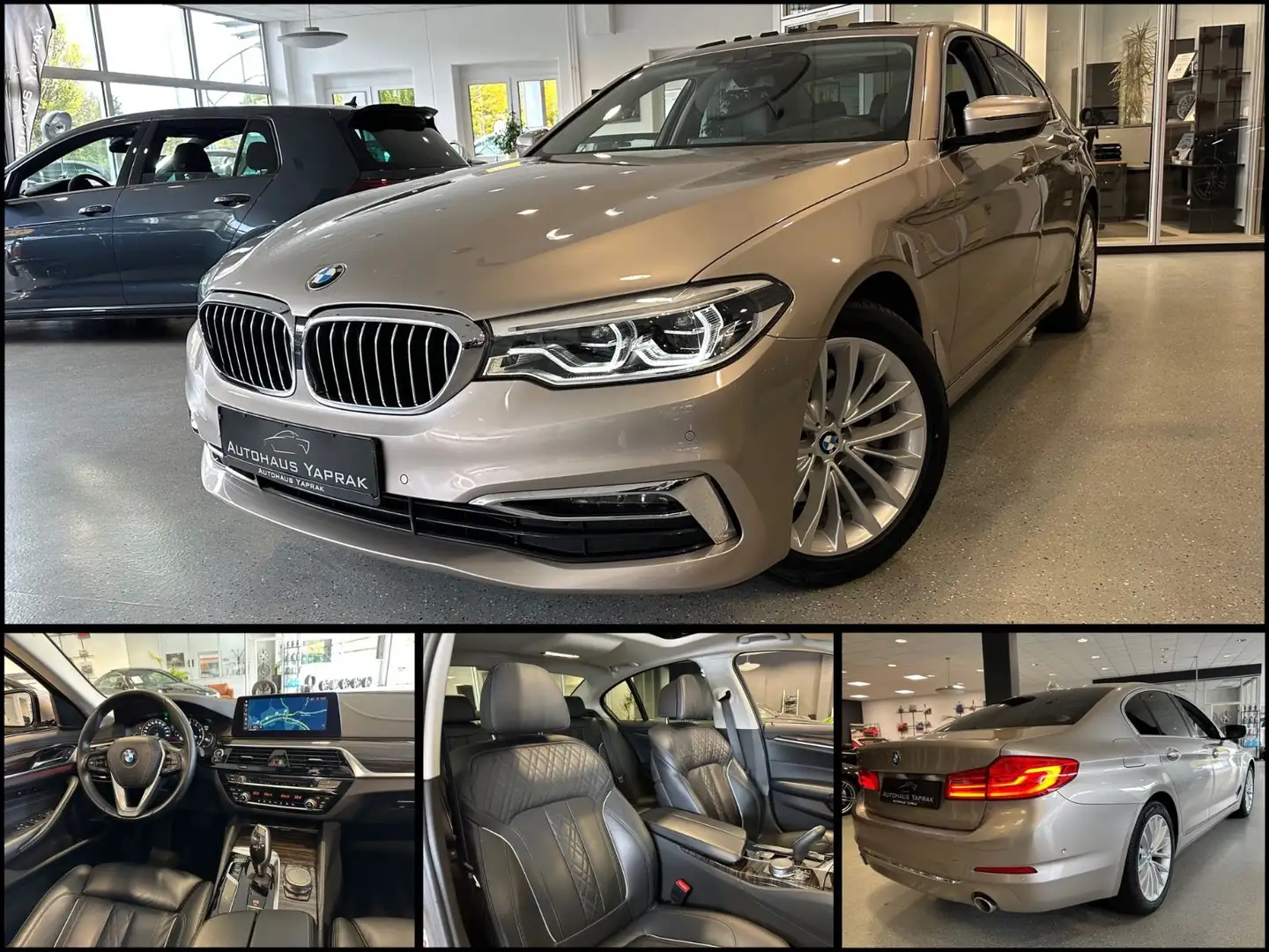 BMW 520 i Luxury Line|Exklusiv-Leder|Edelholz|Kamera Silber - 1