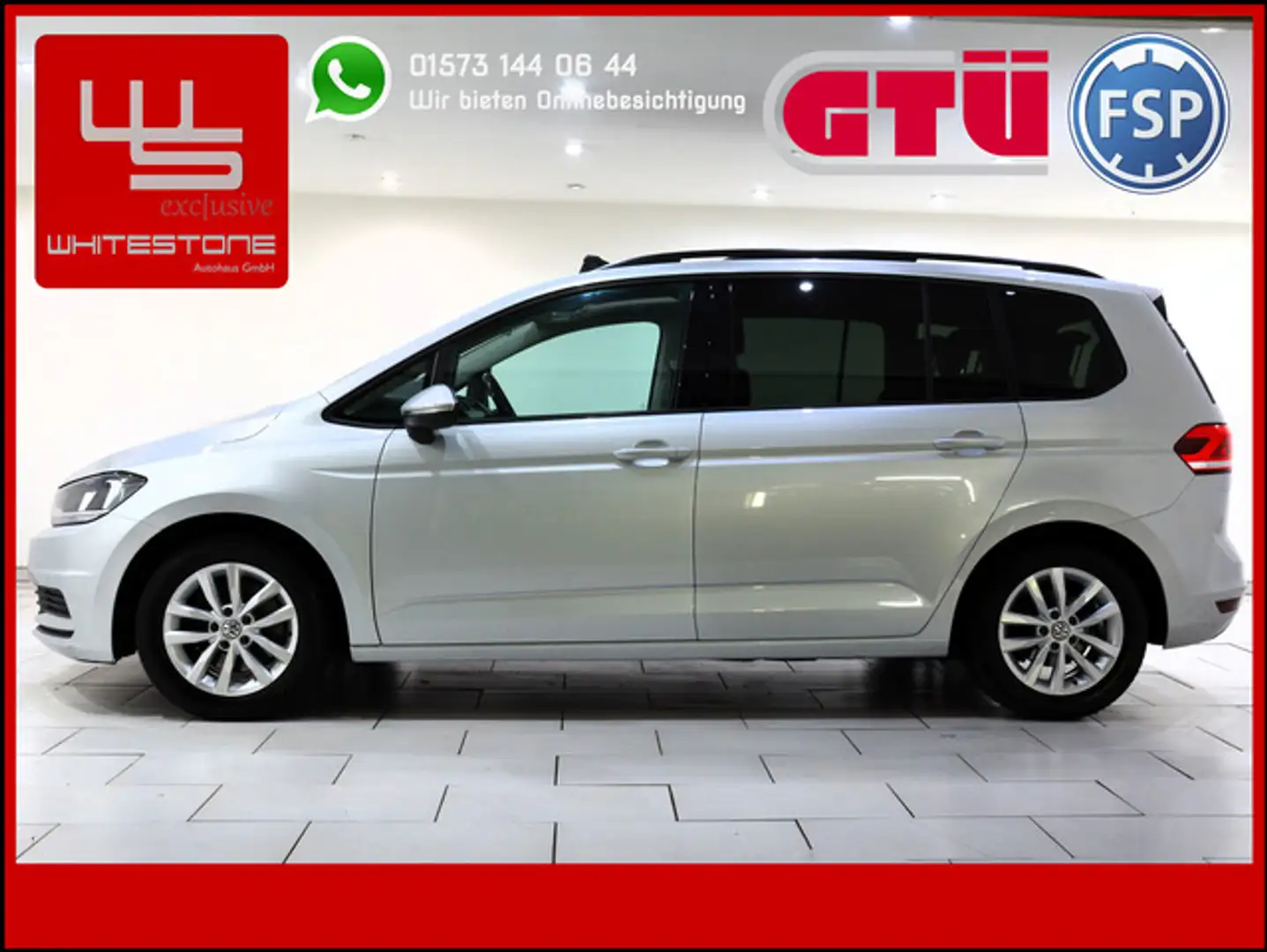Volkswagen Touran 1.4 Aut / 7 Sitze / Panorama Schiebedach Argent - 1
