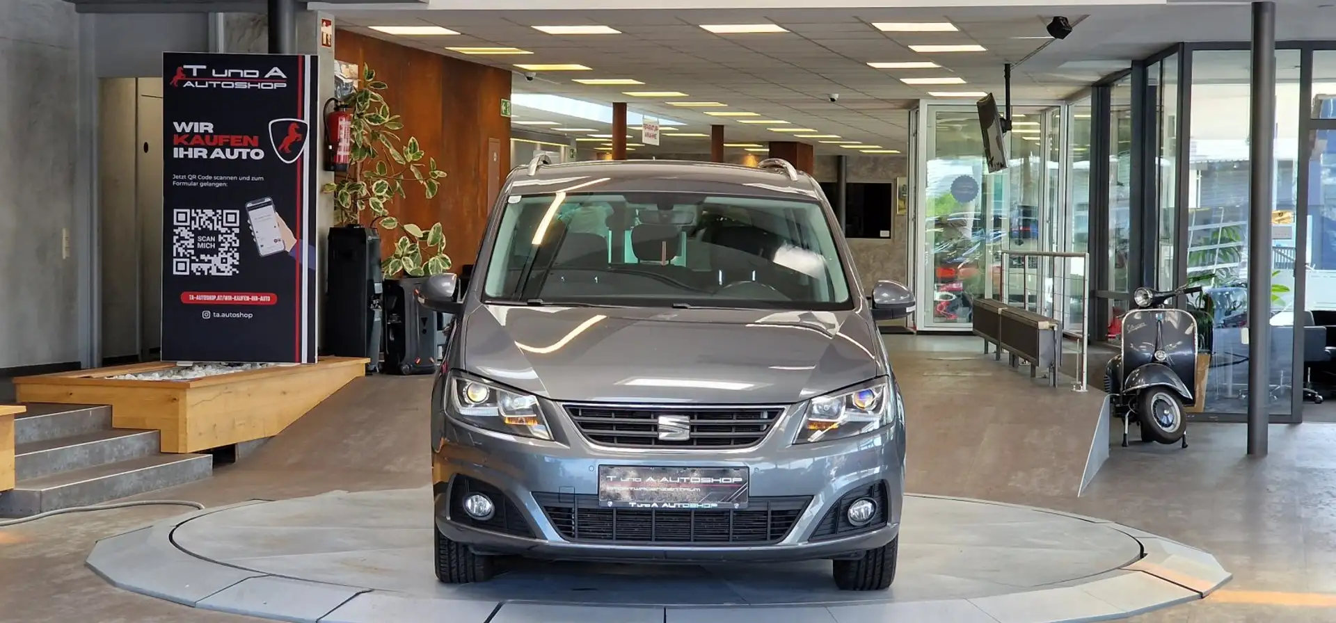 SEAT Alhambra 2.0 TDI 4WD *Kamera*Navi*Sitzheizung*Dachreling* Grau - 2
