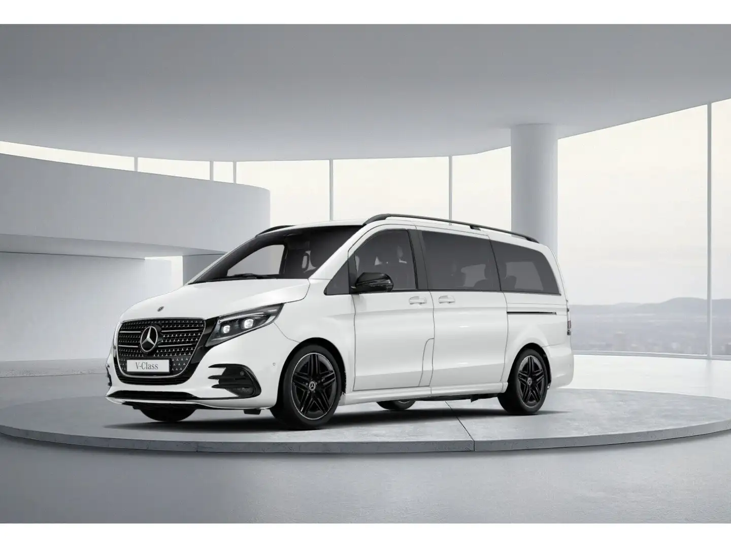 Mercedes-Benz V 300 d 4MATIC EXCLUSIVE Lang AHK 2,5t 6 Sitze Blanco - 1