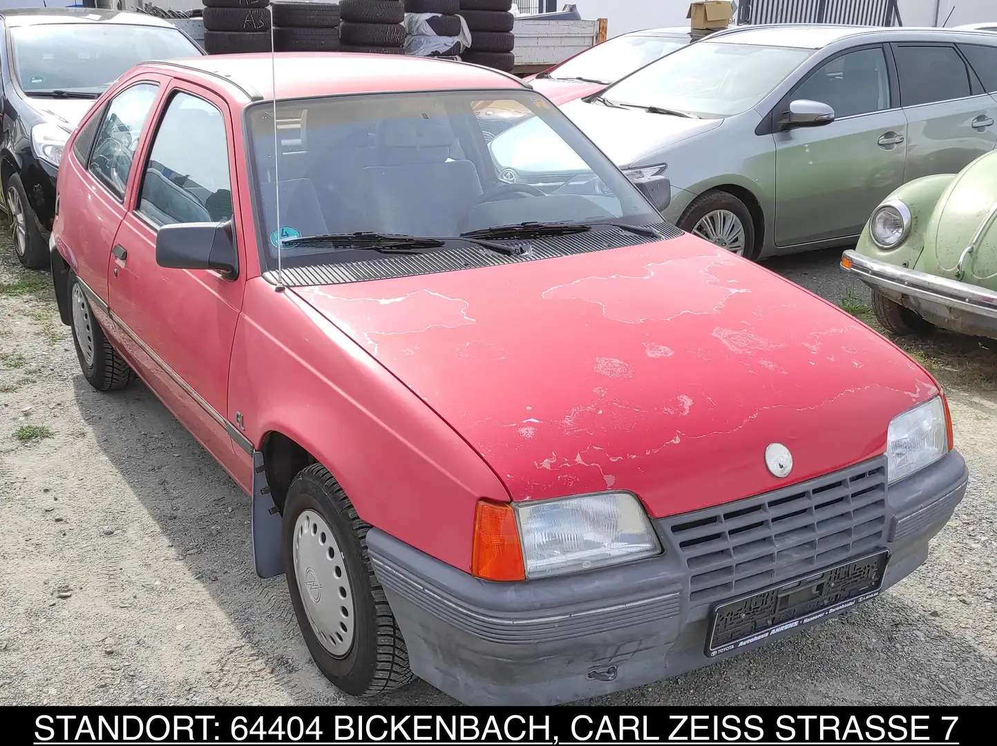 Opel Kadett E GL AUTOMATIK ZV SERVO ALLWETTER EL.AUSSENSPIEGEL Rot - 1