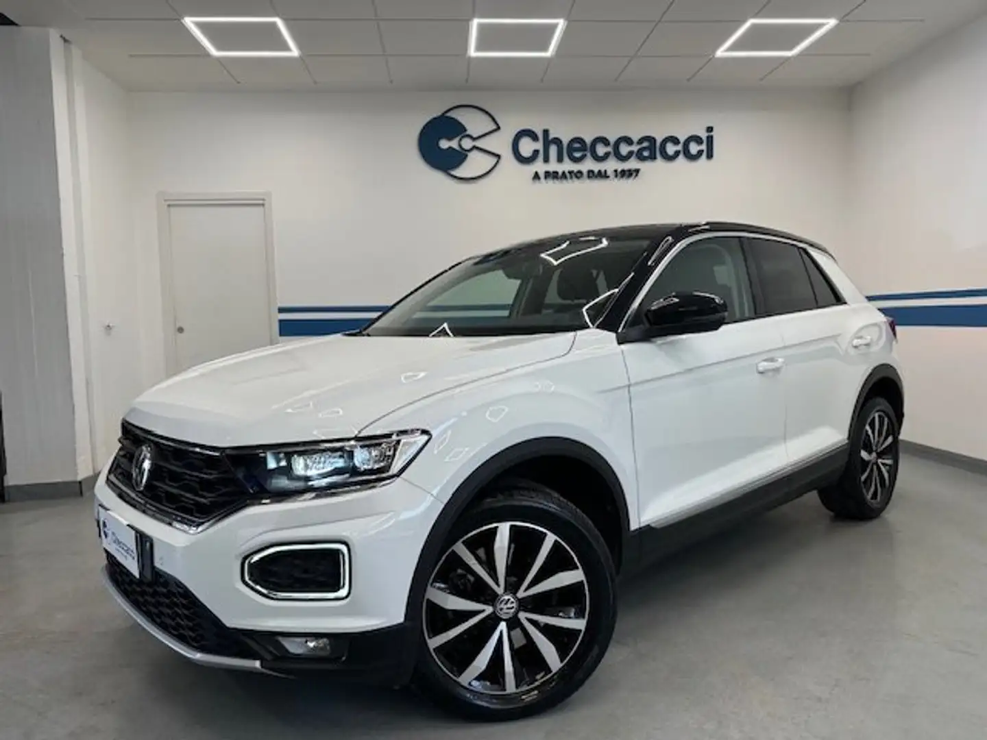 Volkswagen T-Roc 1.6 tdi Style * EURO6 * Bianco - 1