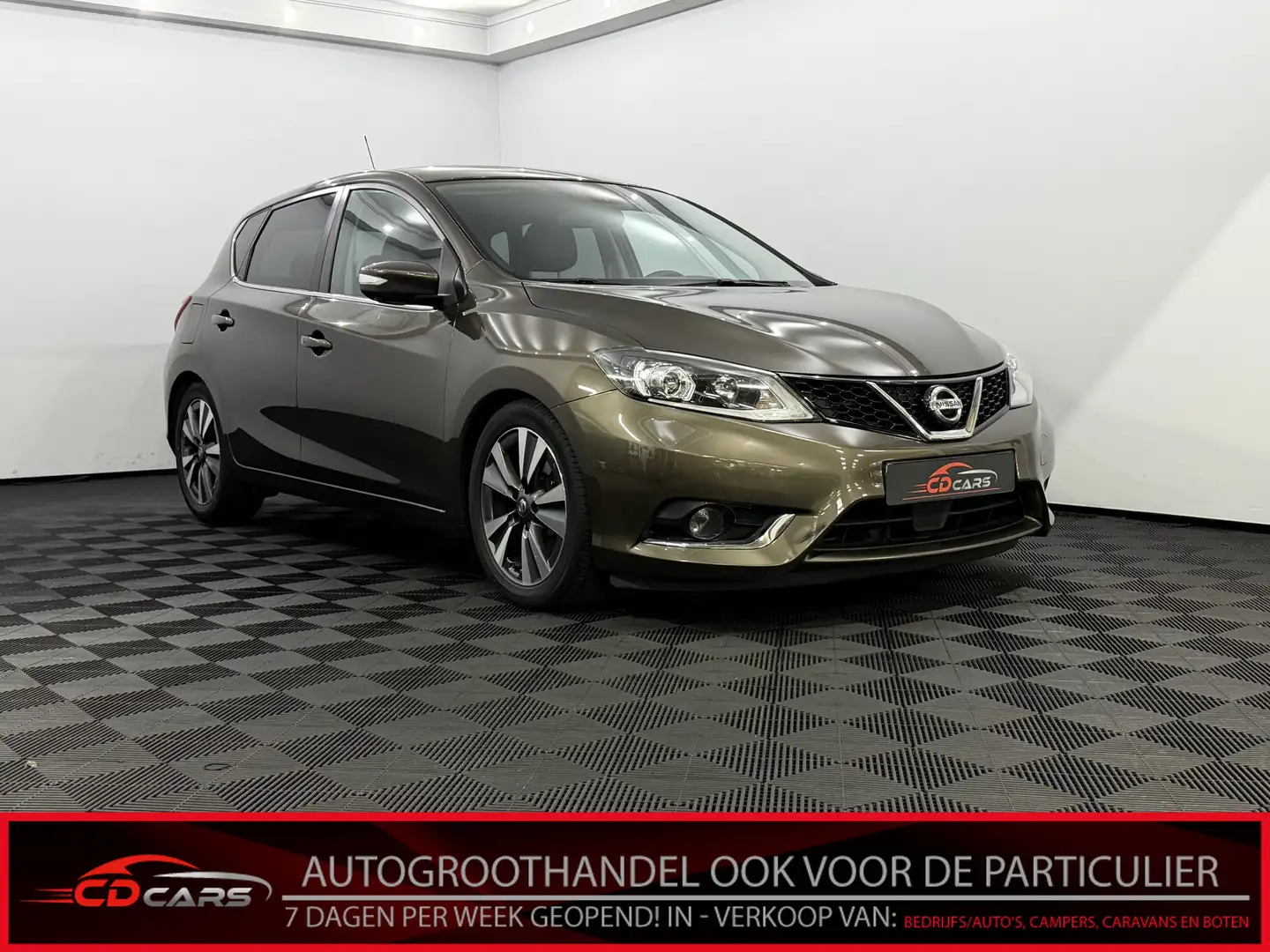 Nissan Pulsar 1.6 DIG-T GT Half leder, 360 Camera, Navi, Cruise Barna - 1